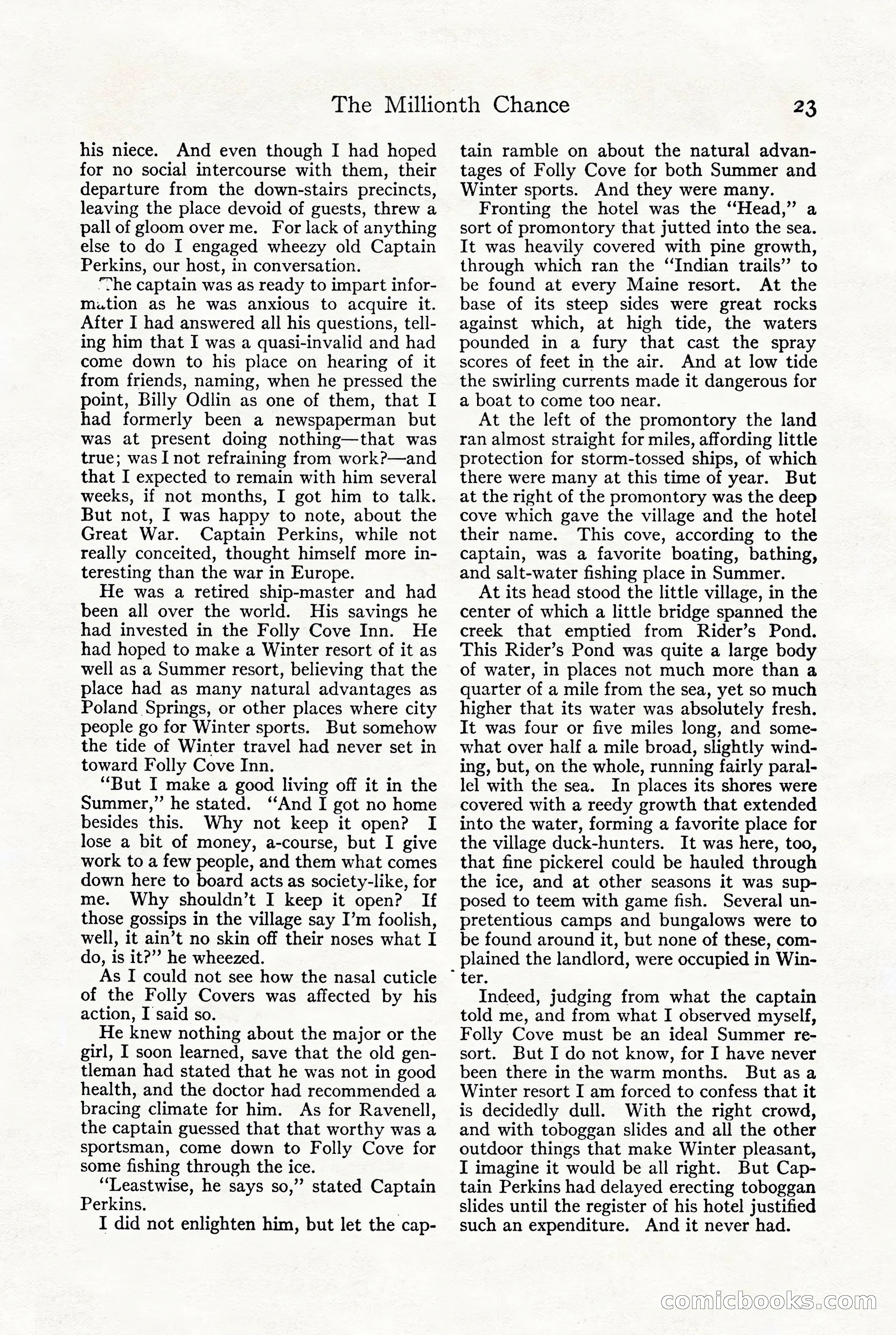 Adventure, October 1916 — page 25 of 228