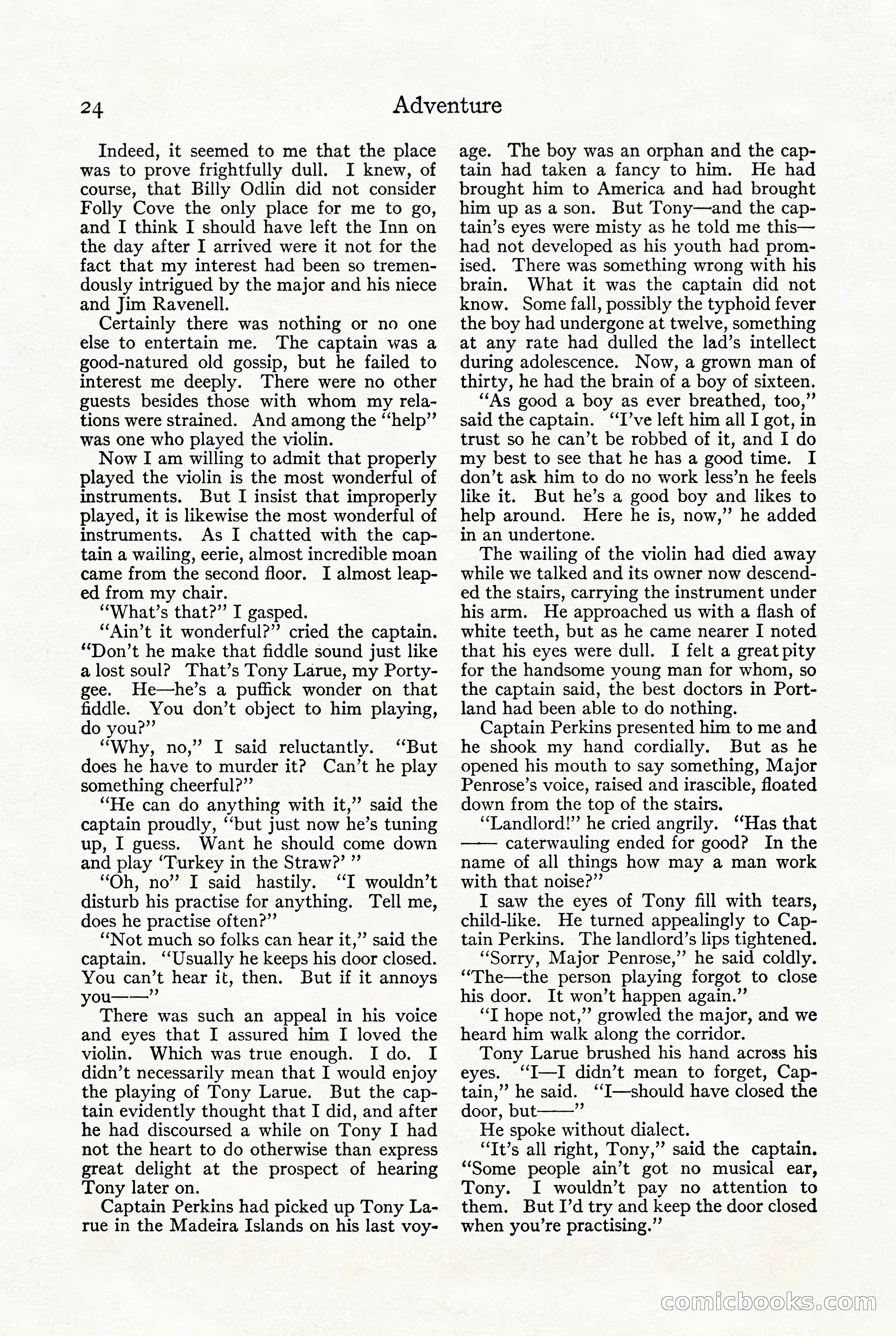 Adventure, October 1916 — page 26 of 228