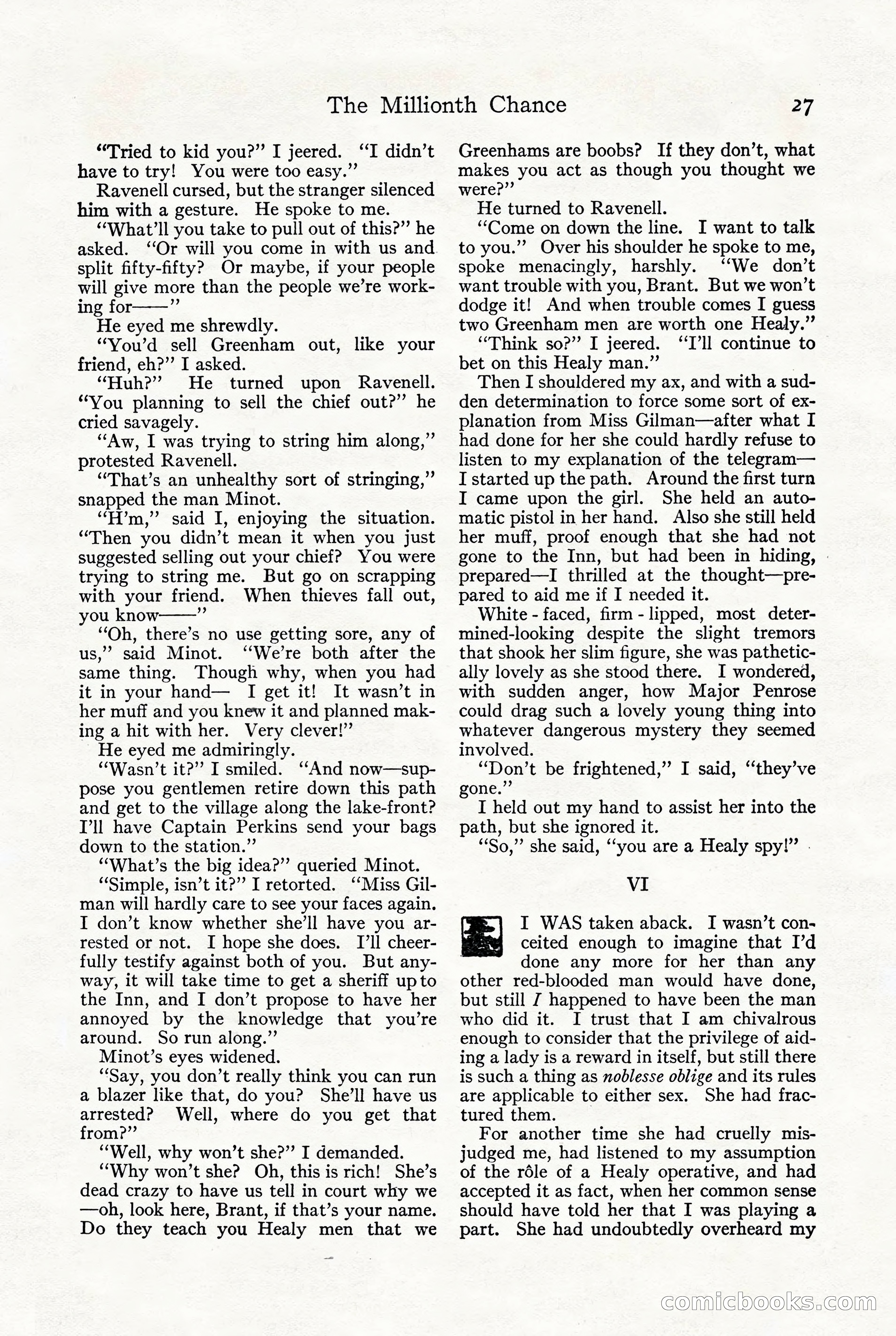 Adventure, October 1916 — page 29 of 228