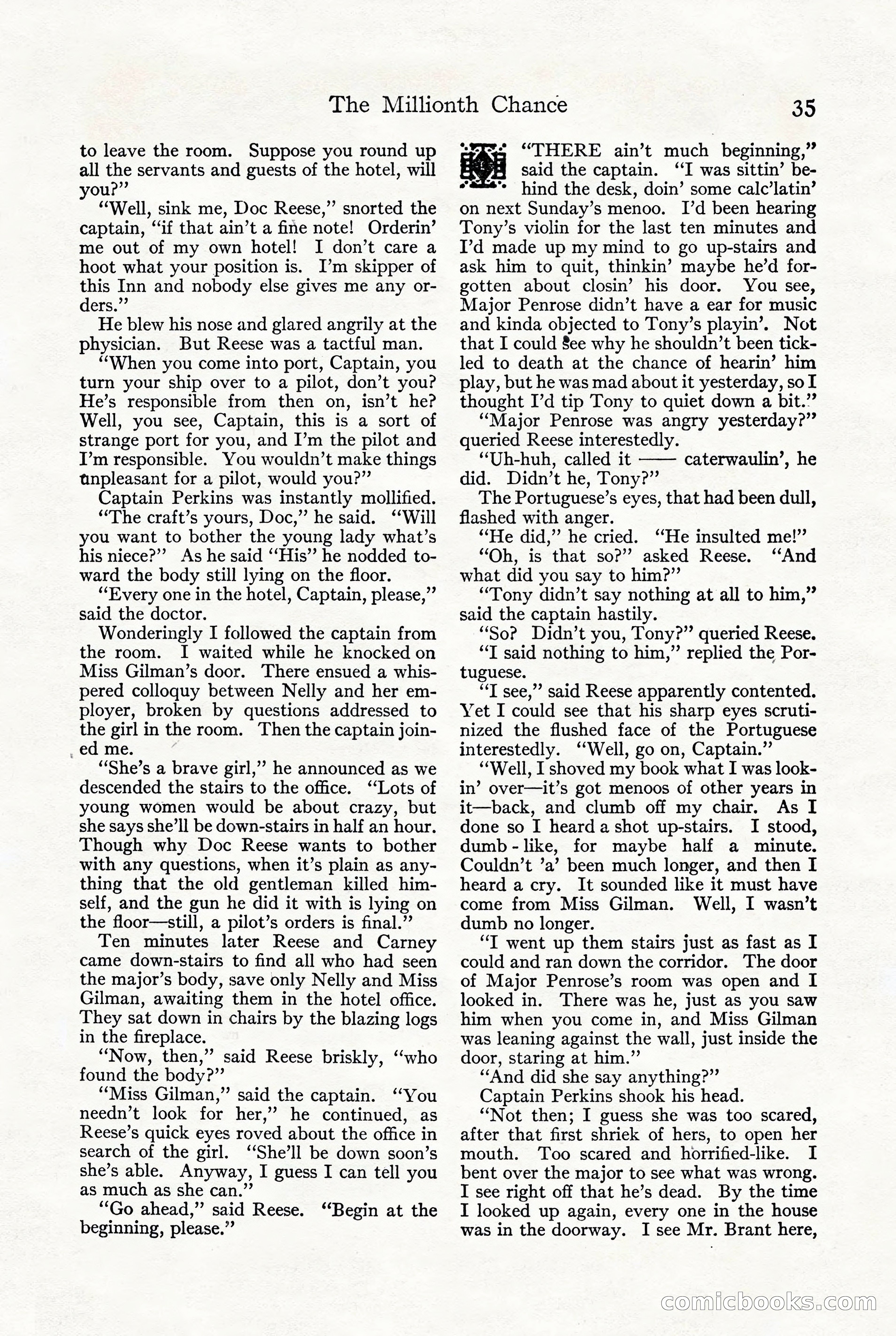 Adventure, October 1916 — page 37 of 228