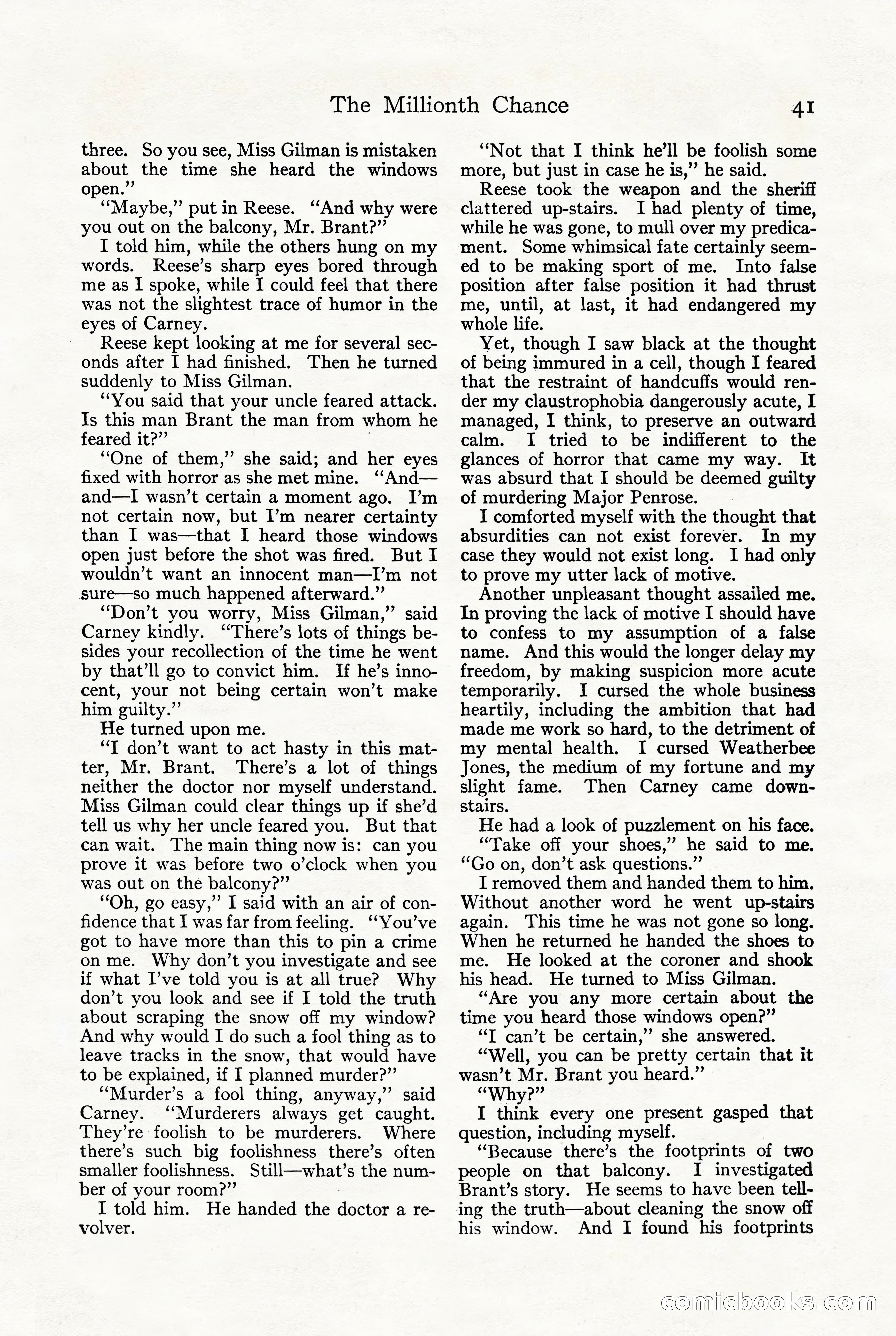 Adventure, October 1916 — page 43 of 228