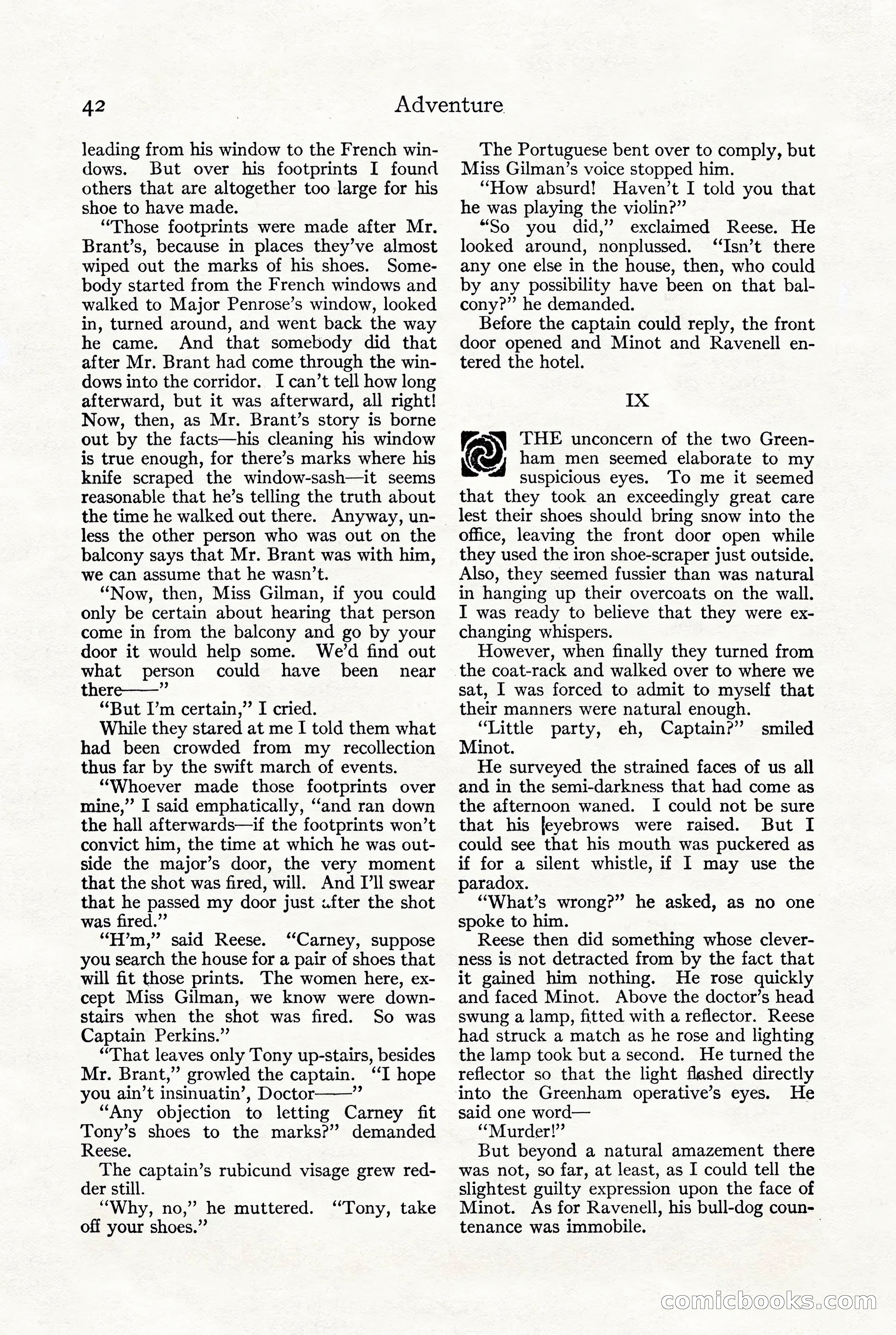 Adventure, October 1916 — page 44 of 228