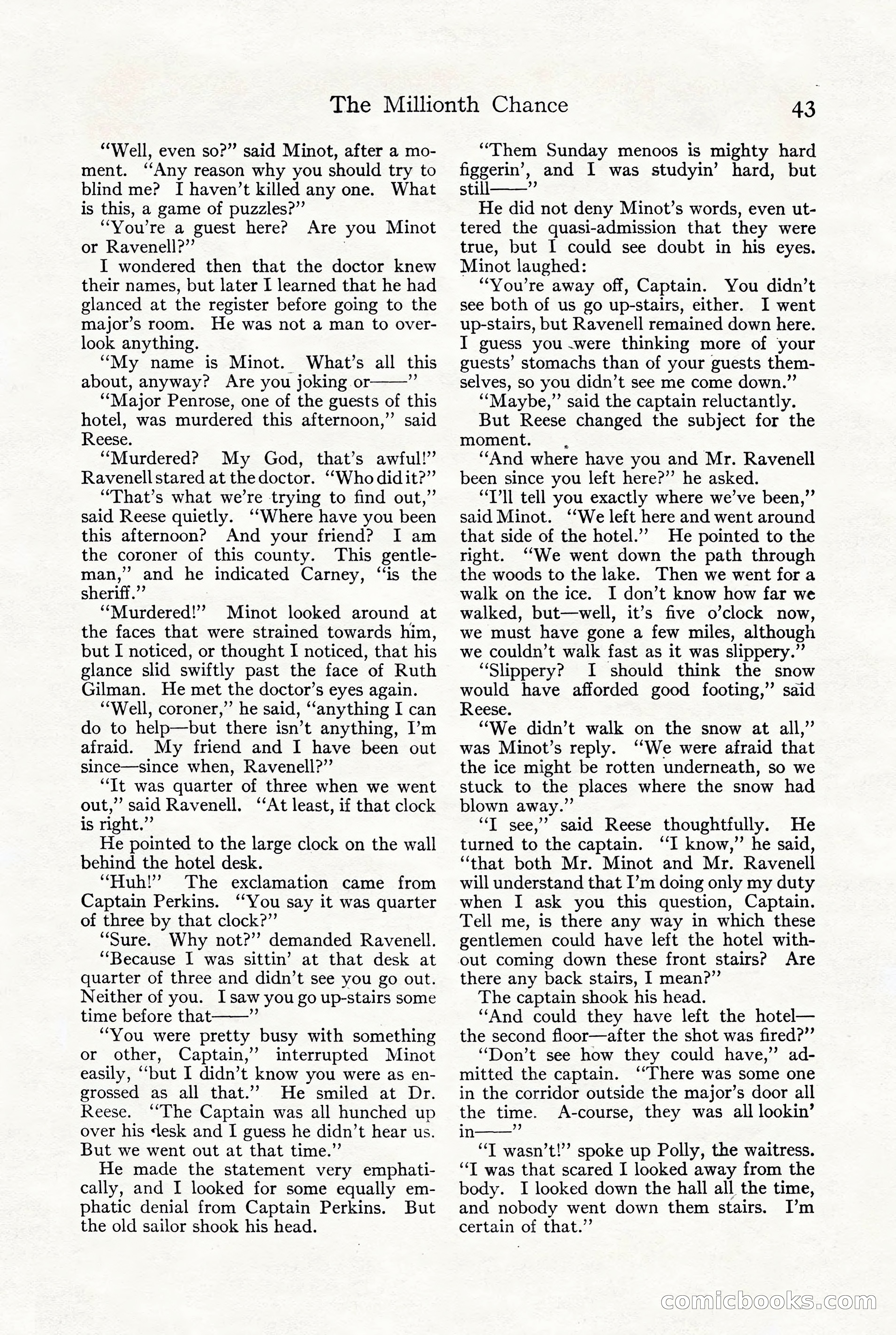 Adventure, October 1916 — page 45 of 228