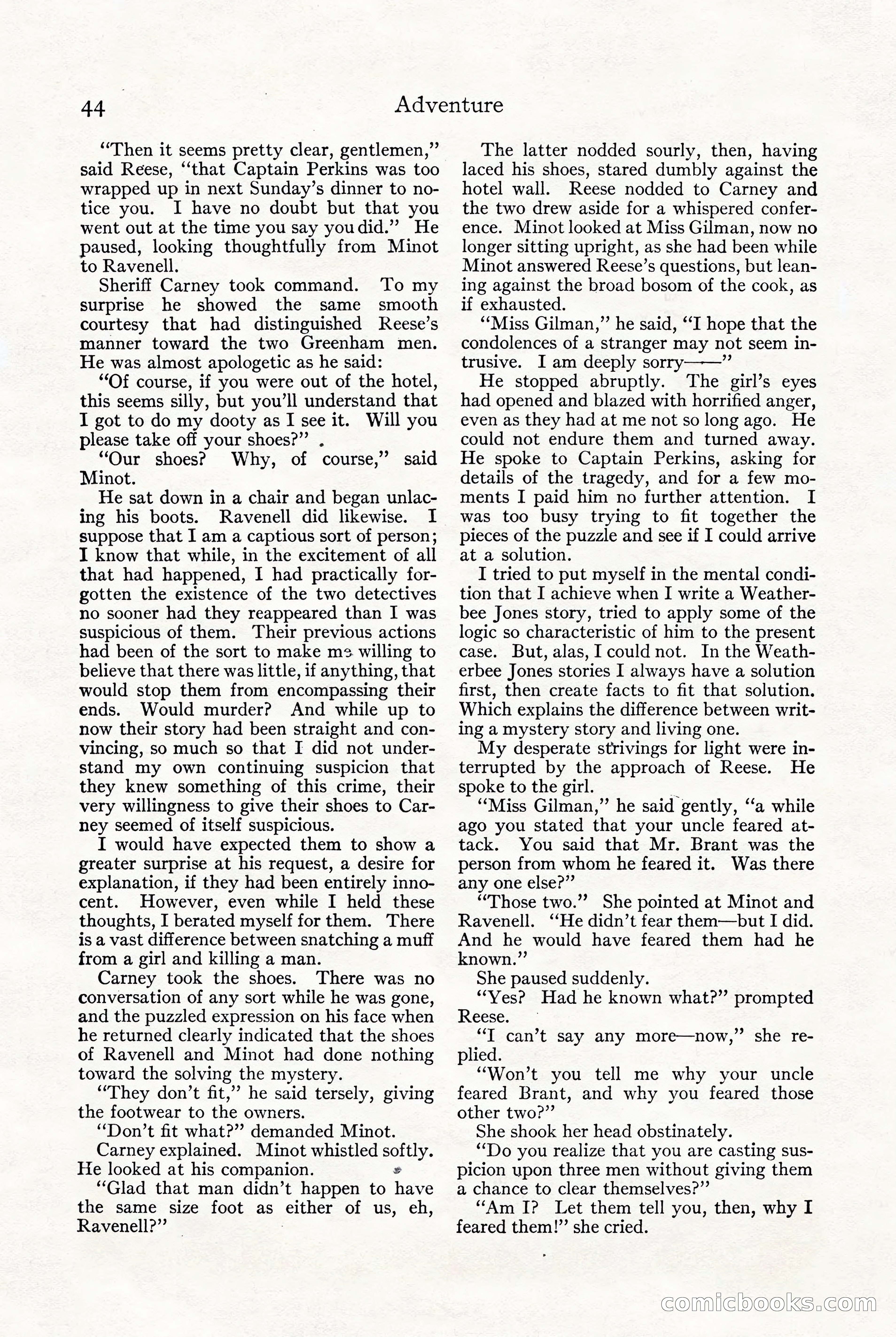 Adventure, October 1916 — page 46 of 228