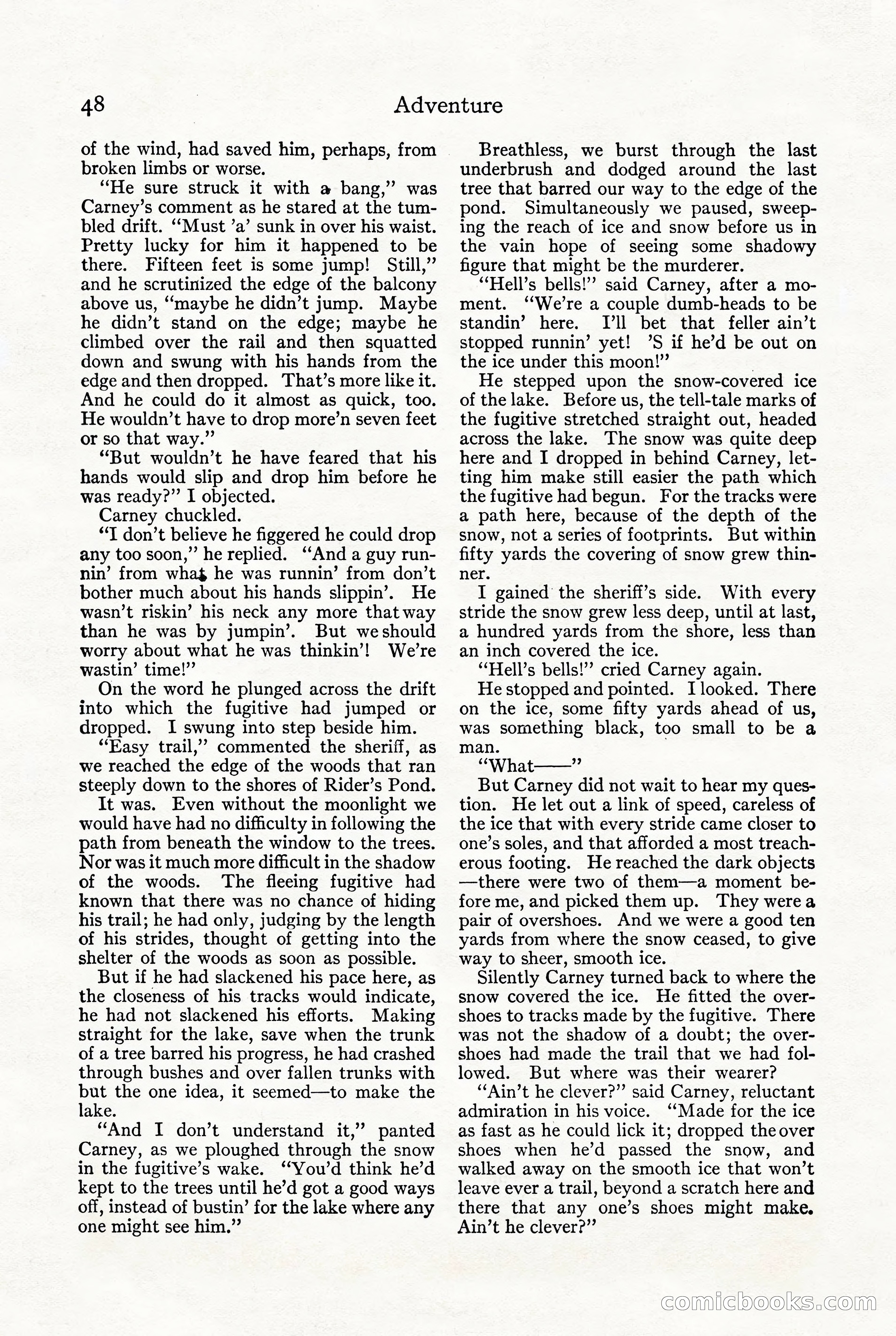 Adventure, October 1916 — page 50 of 228