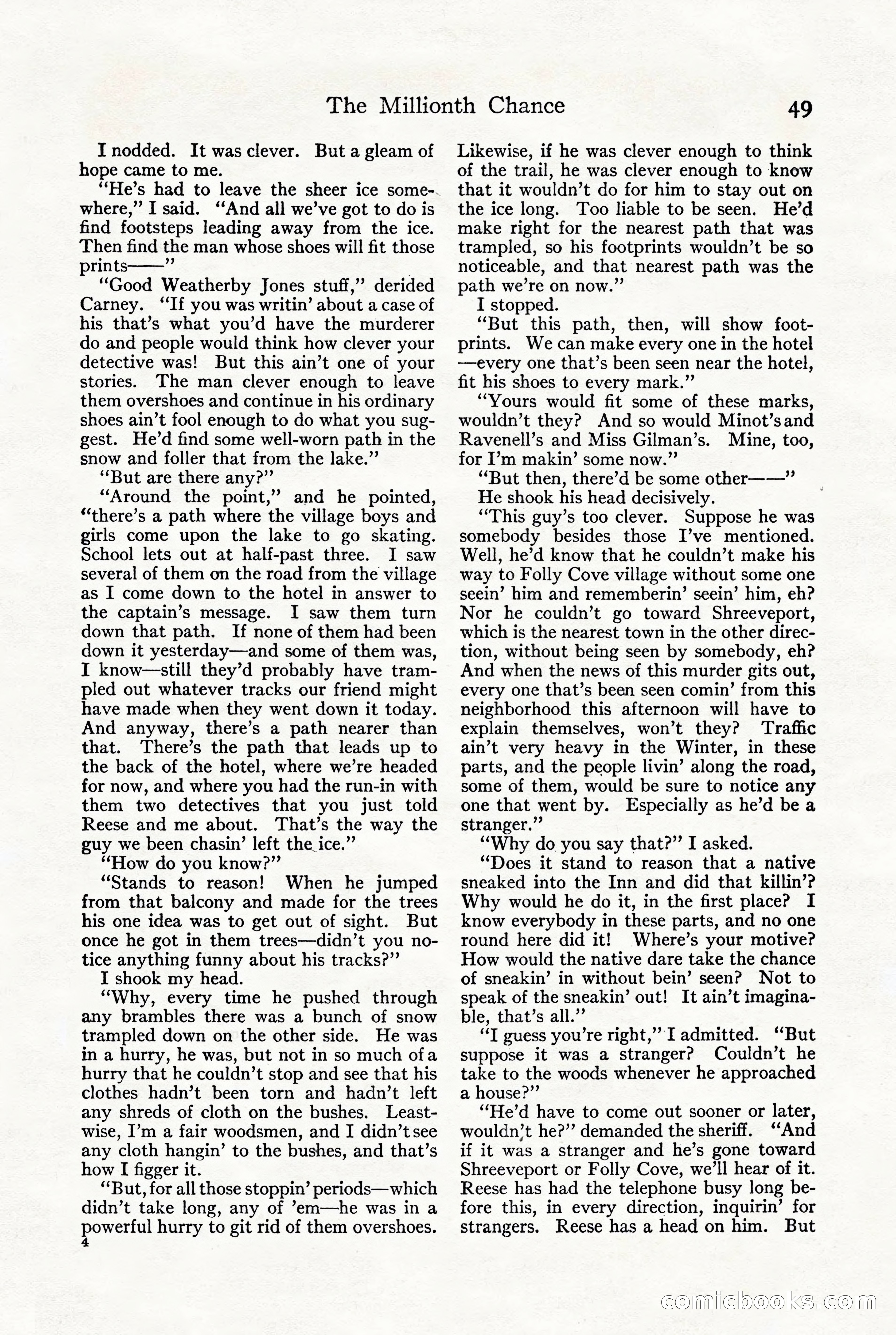 Adventure, October 1916 — page 51 of 228