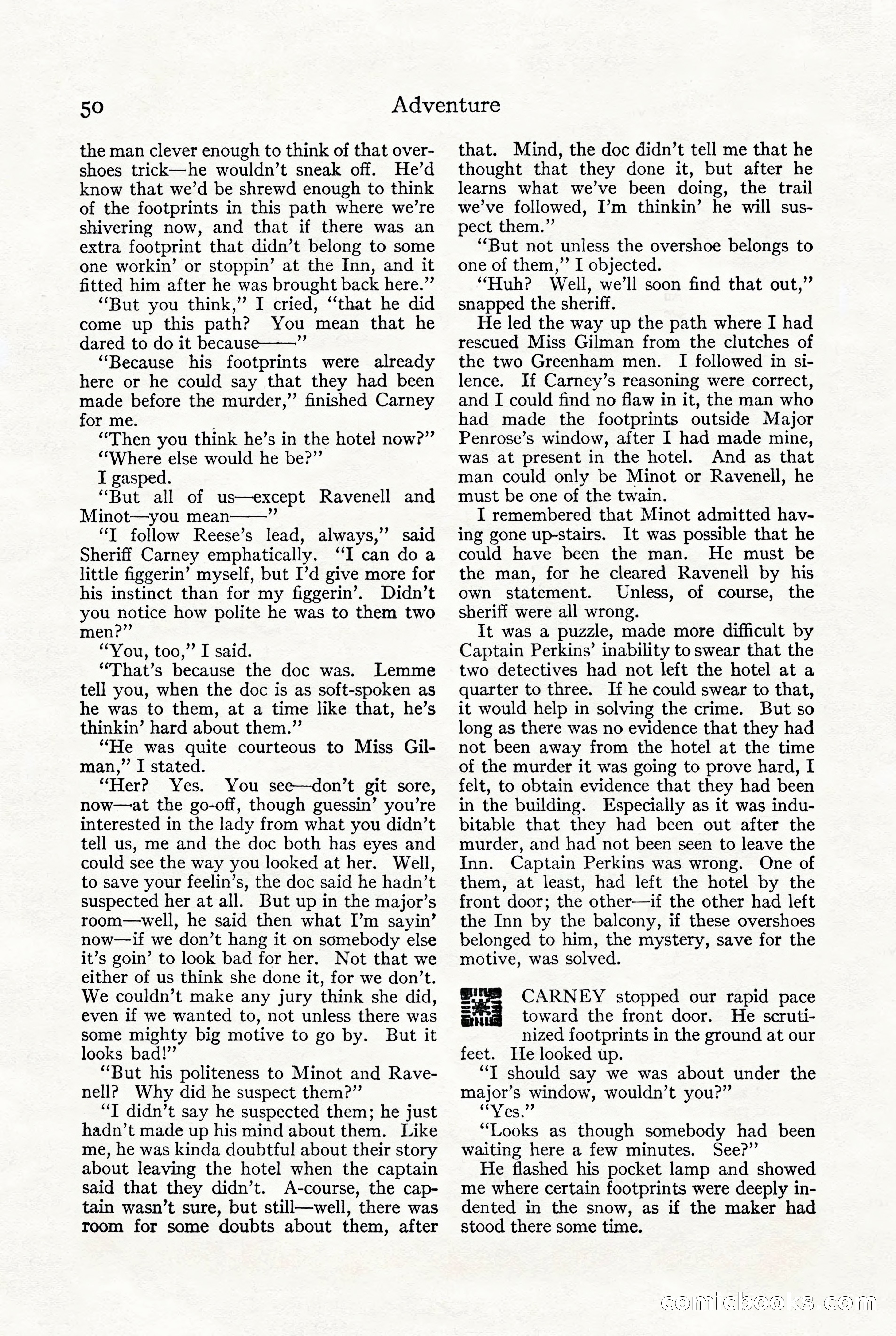 Adventure, October 1916 — page 52 of 228