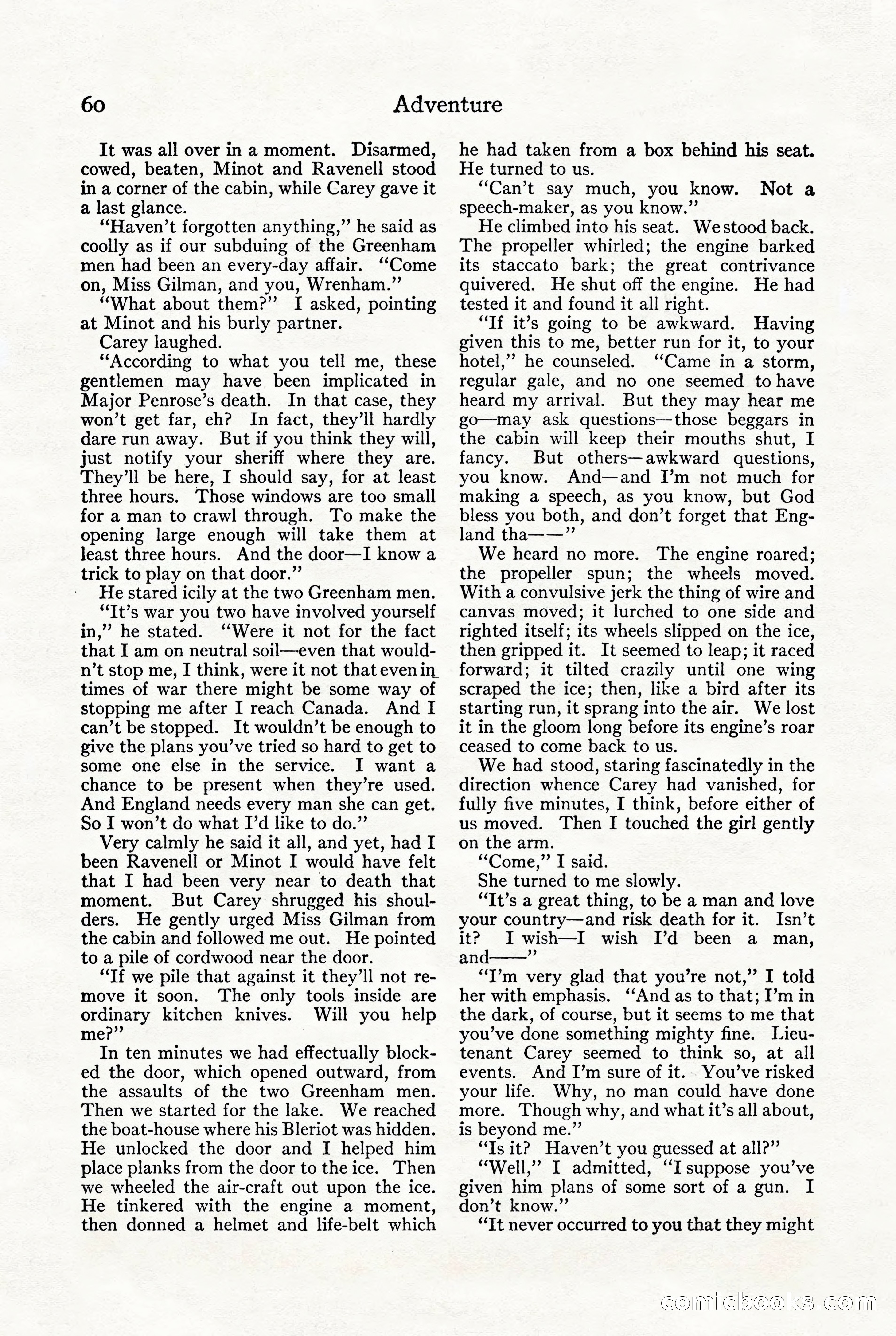 Adventure, October 1916 — page 62 of 228