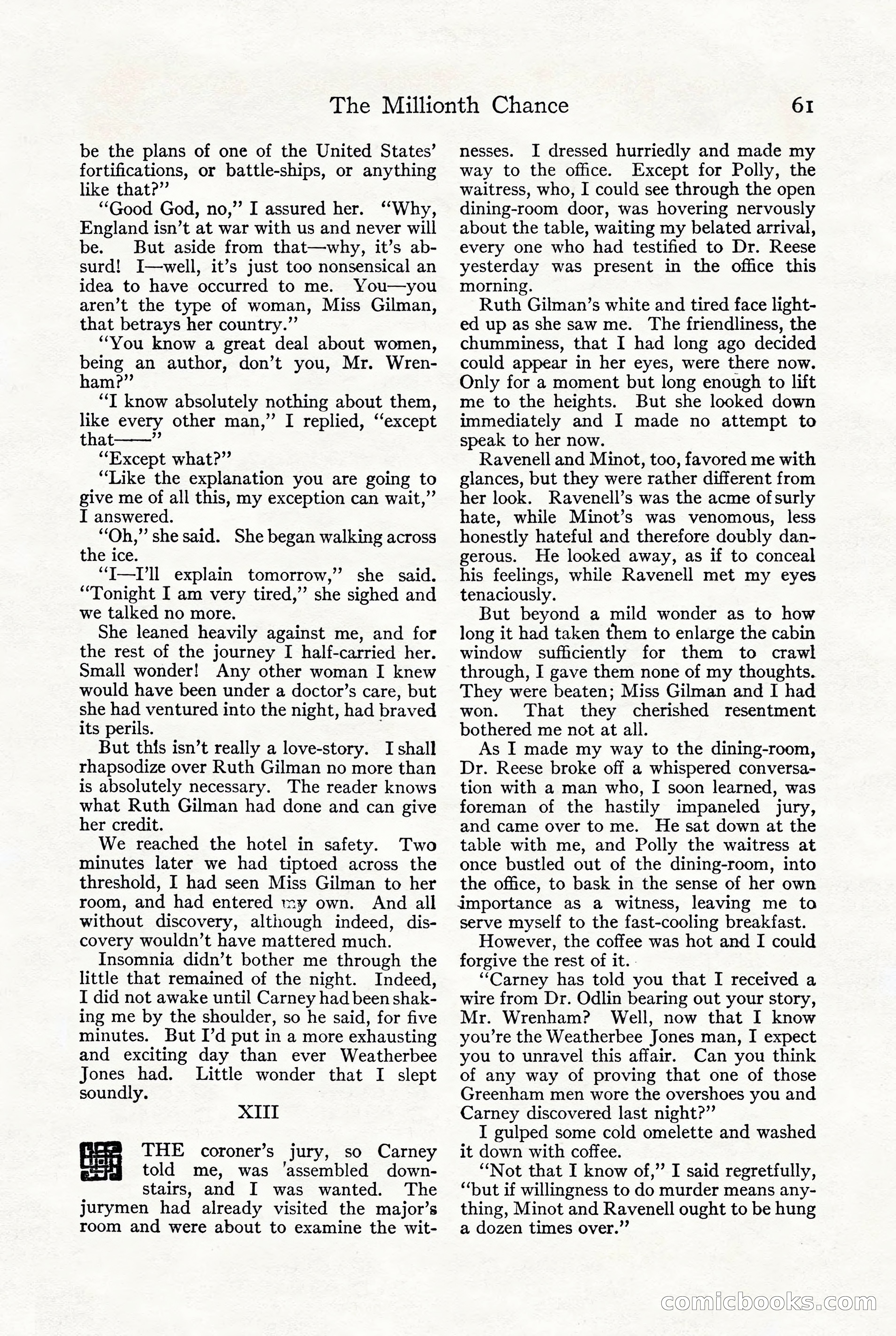 Adventure, October 1916 — page 63 of 228