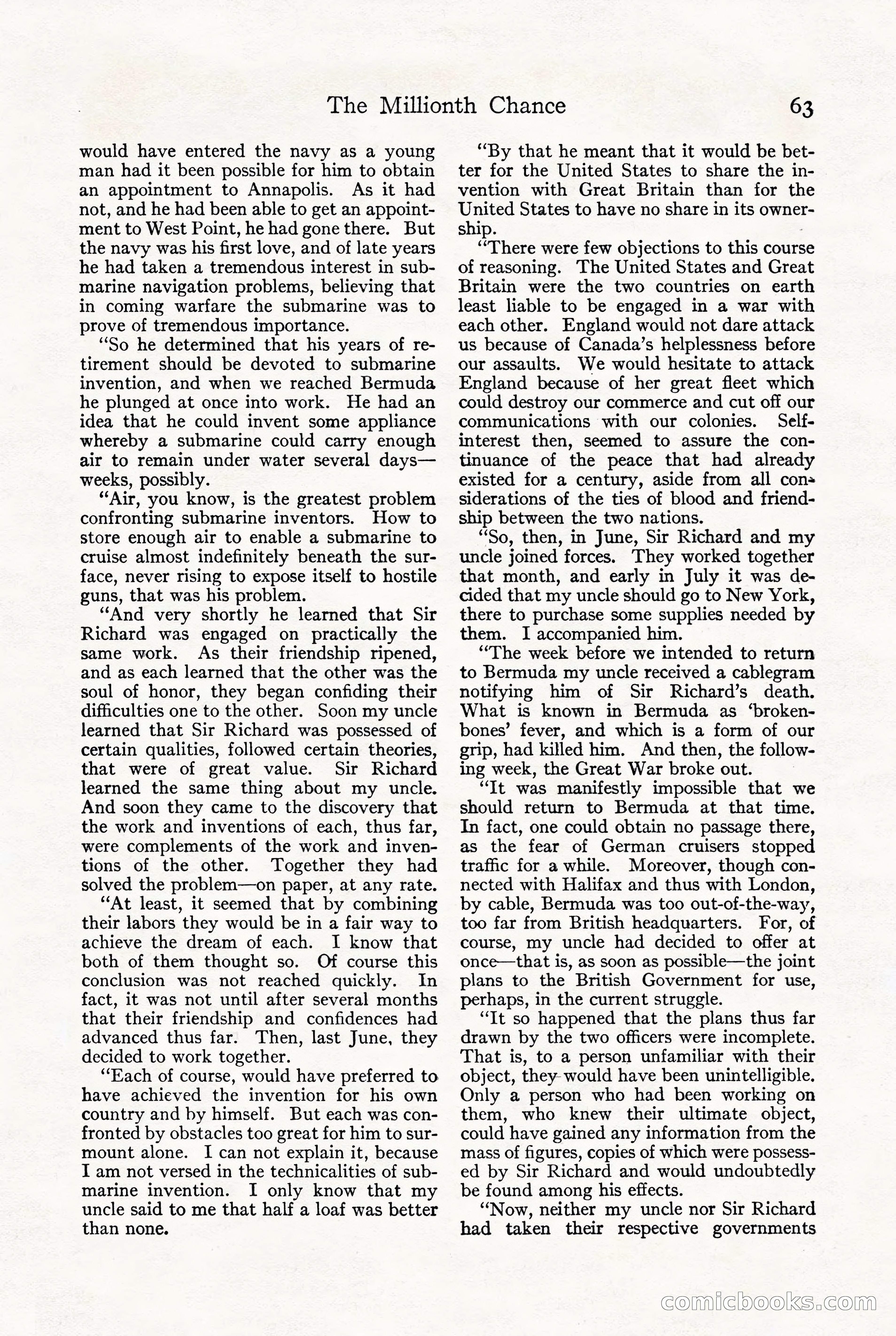 Adventure, October 1916 — page 65 of 228