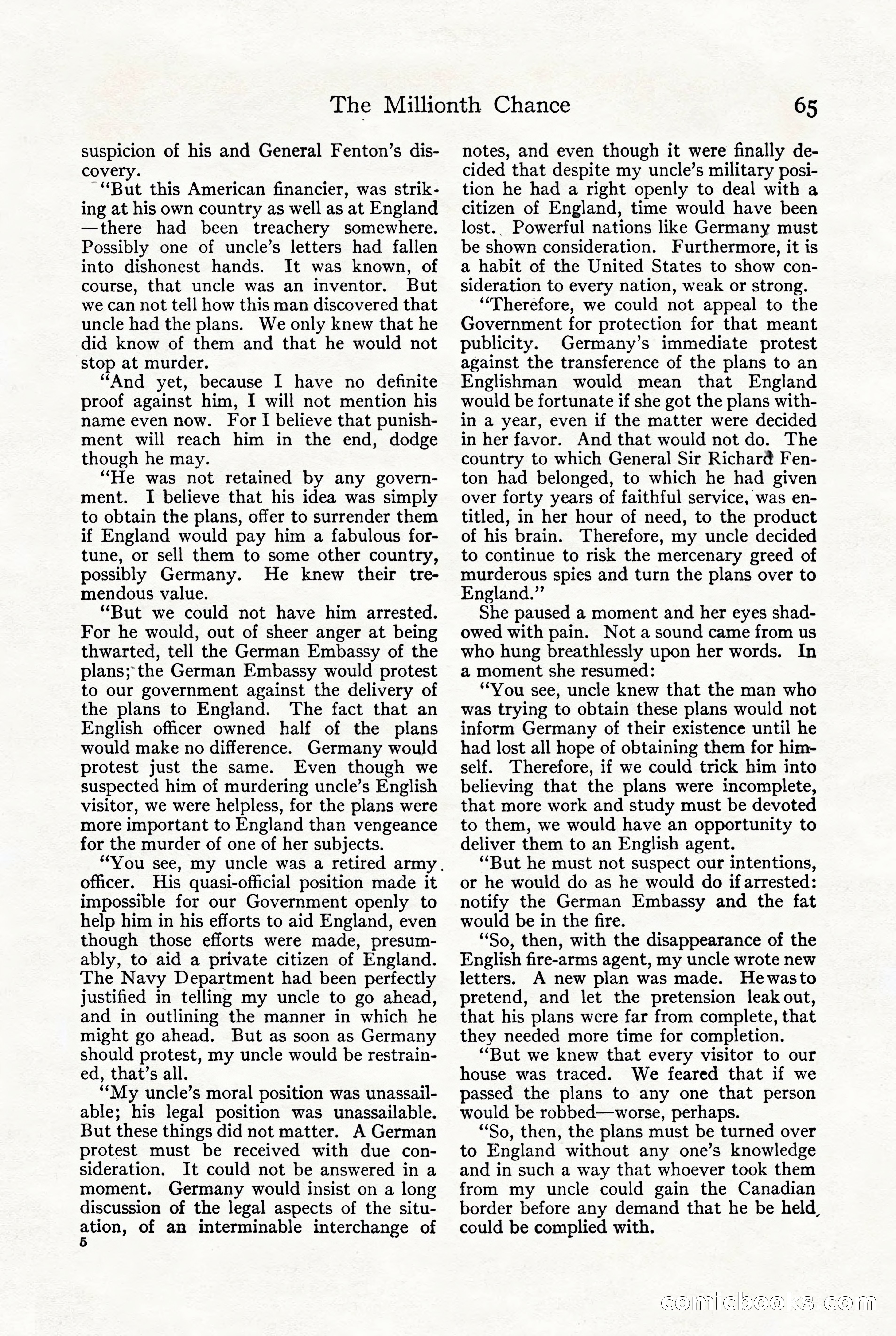 Adventure, October 1916 — page 67 of 228