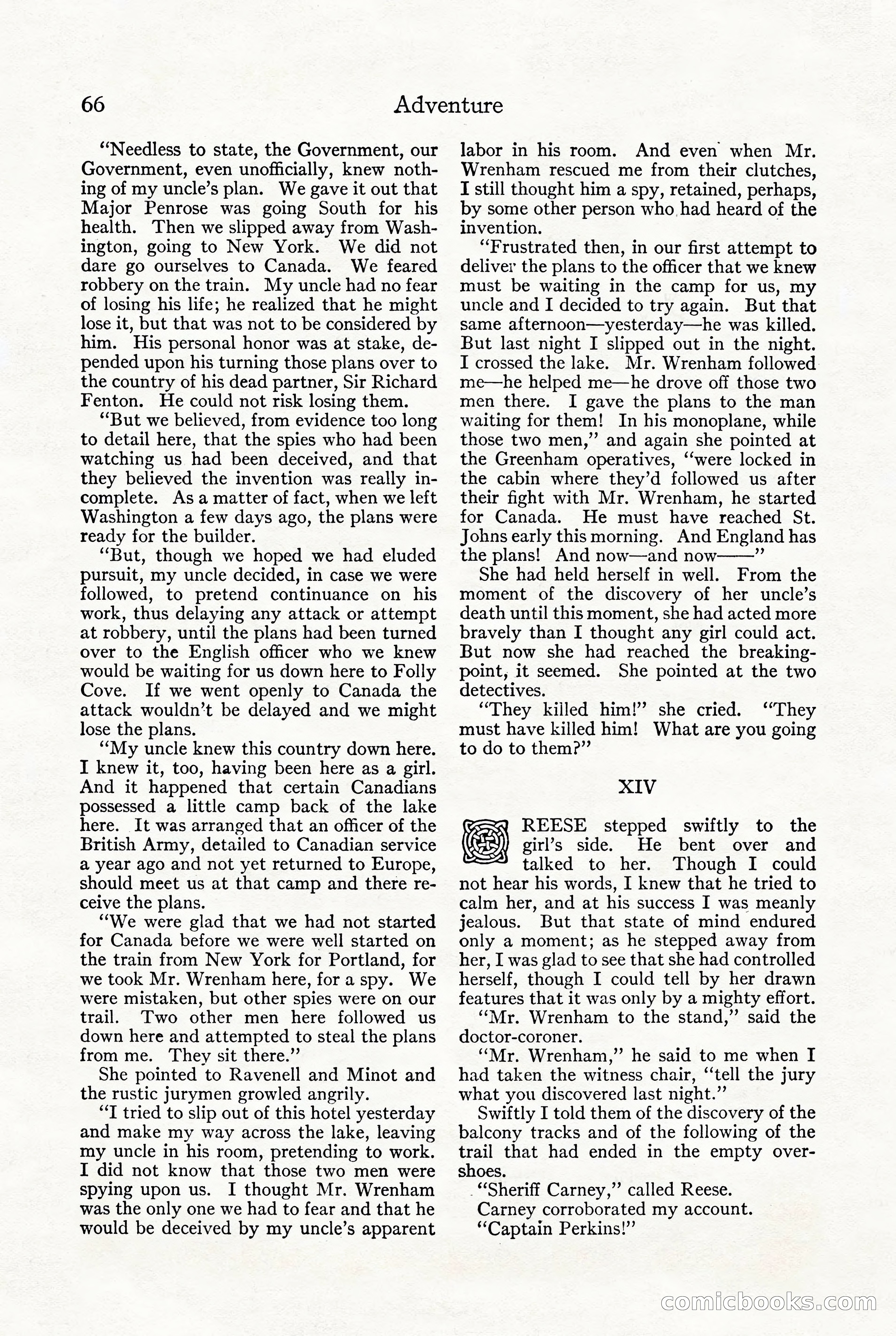 Adventure, October 1916 — page 68 of 228