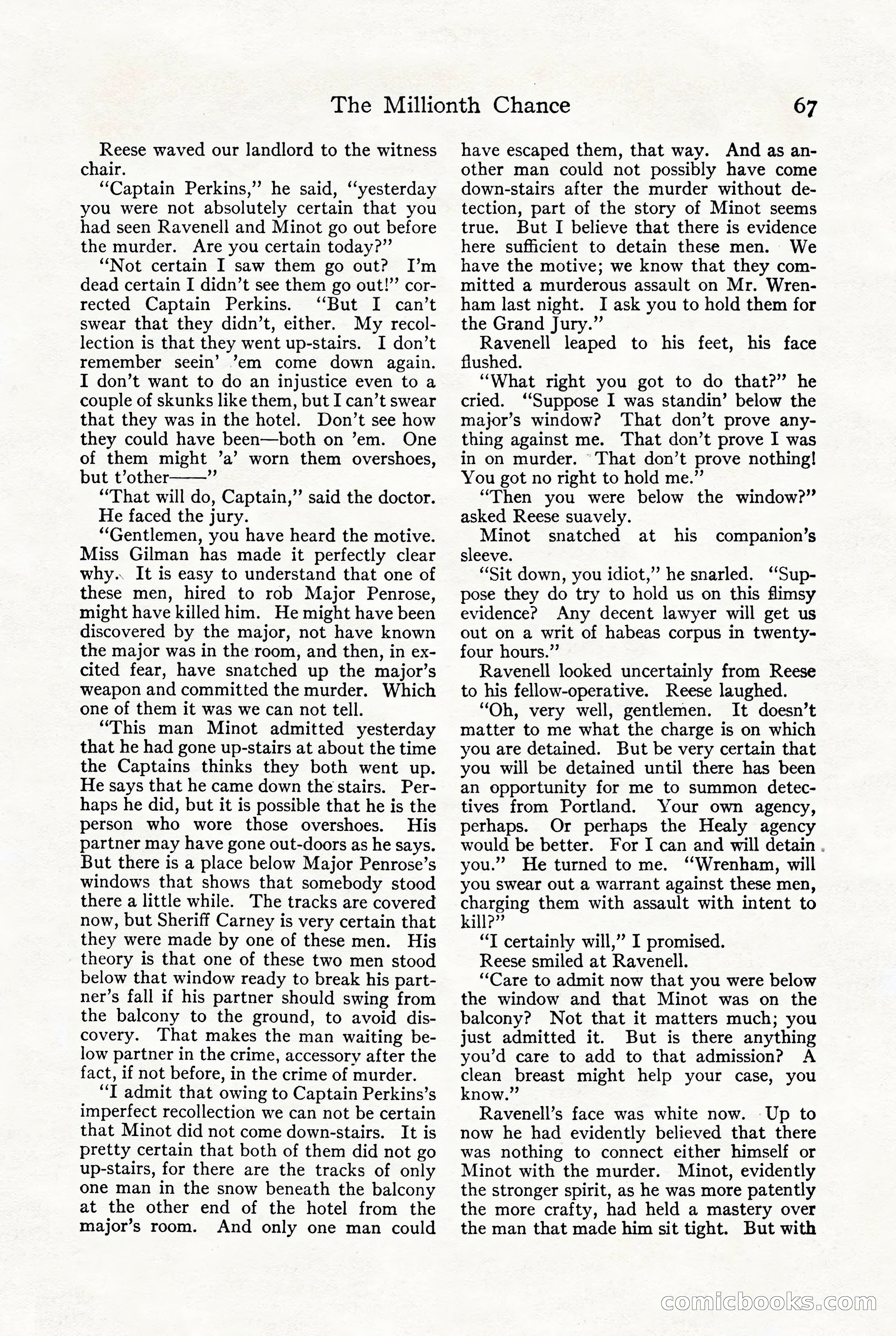 Adventure, October 1916 — page 69 of 228