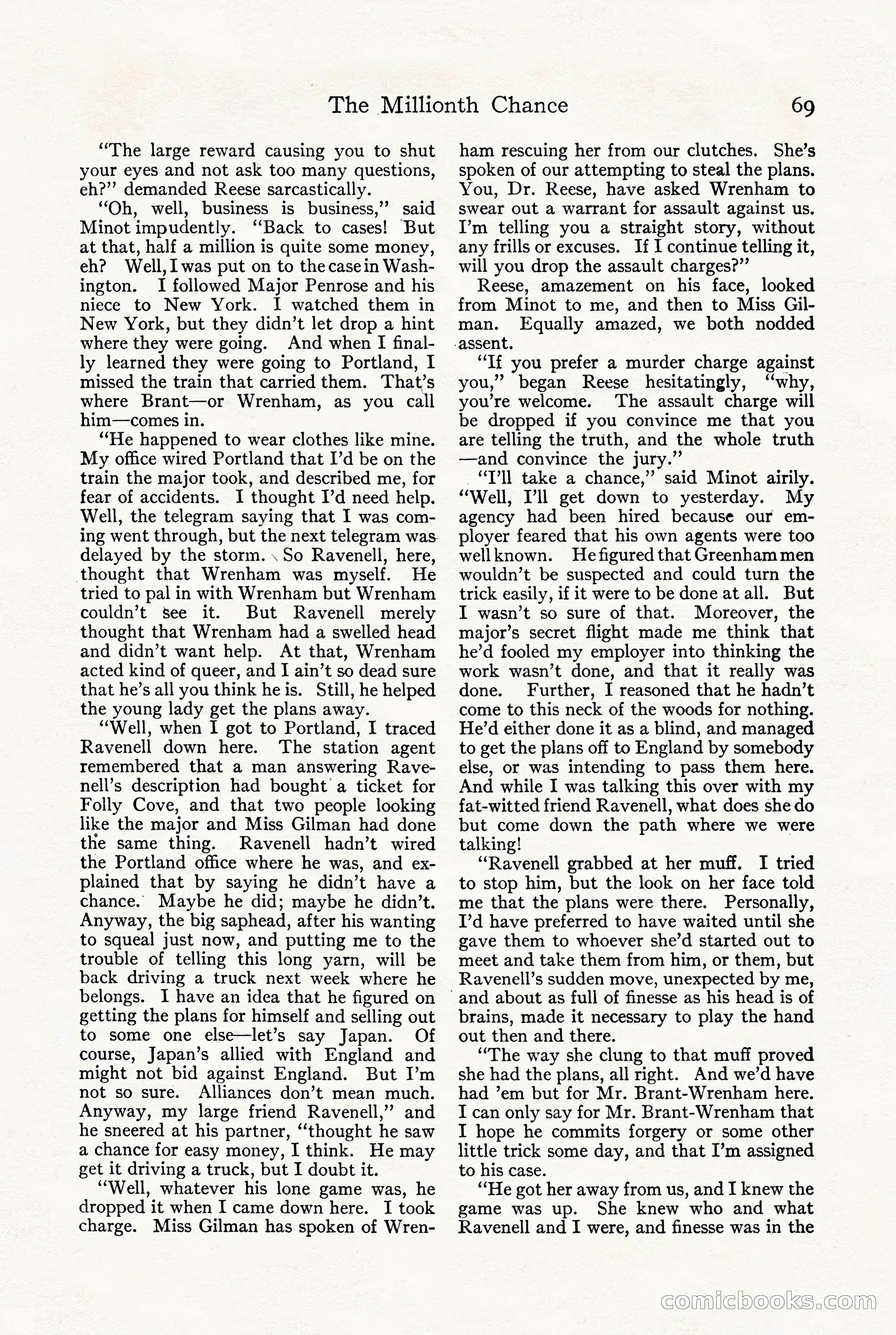 Adventure, October 1916 — page 71 of 228