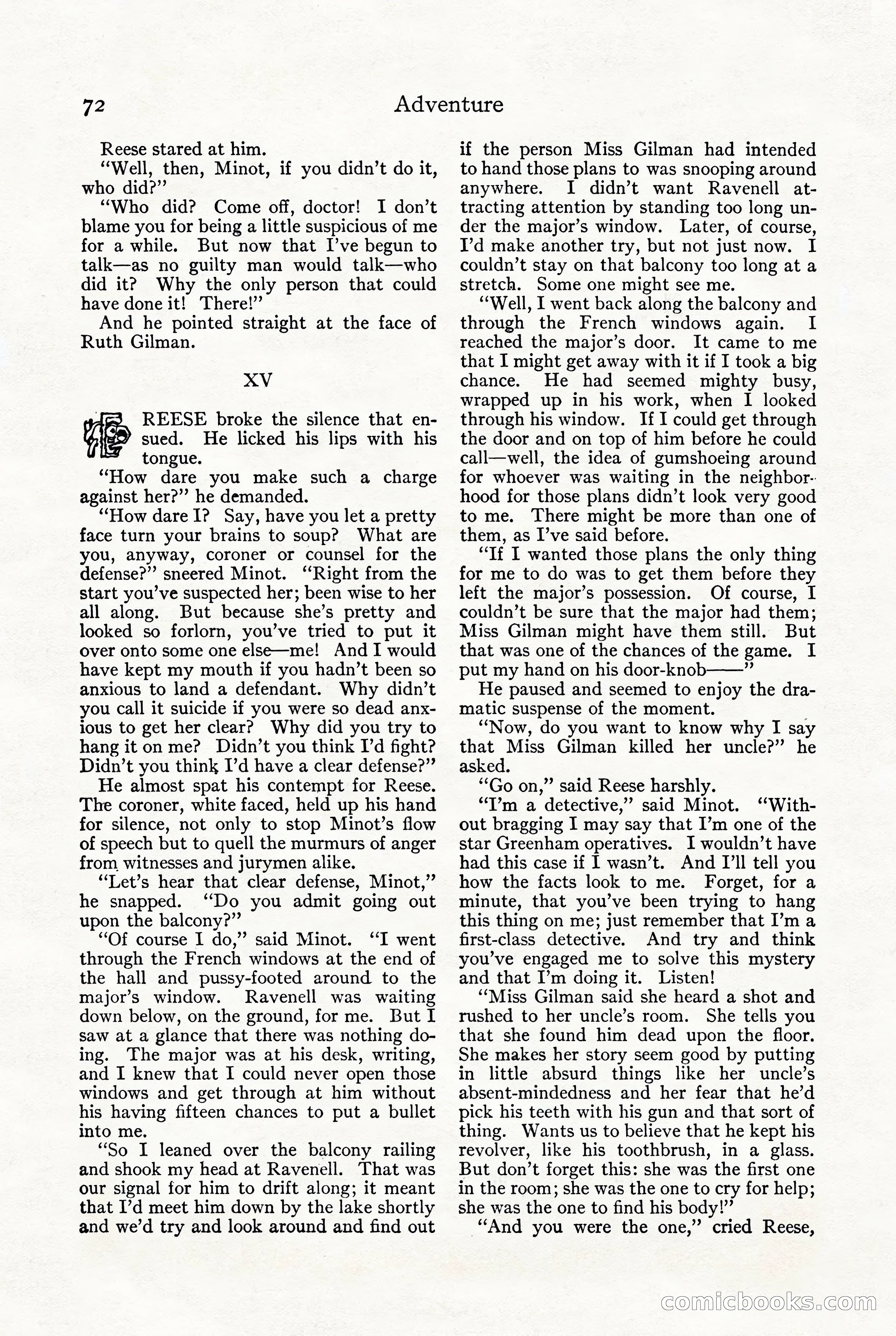 Adventure, October 1916 — page 74 of 228