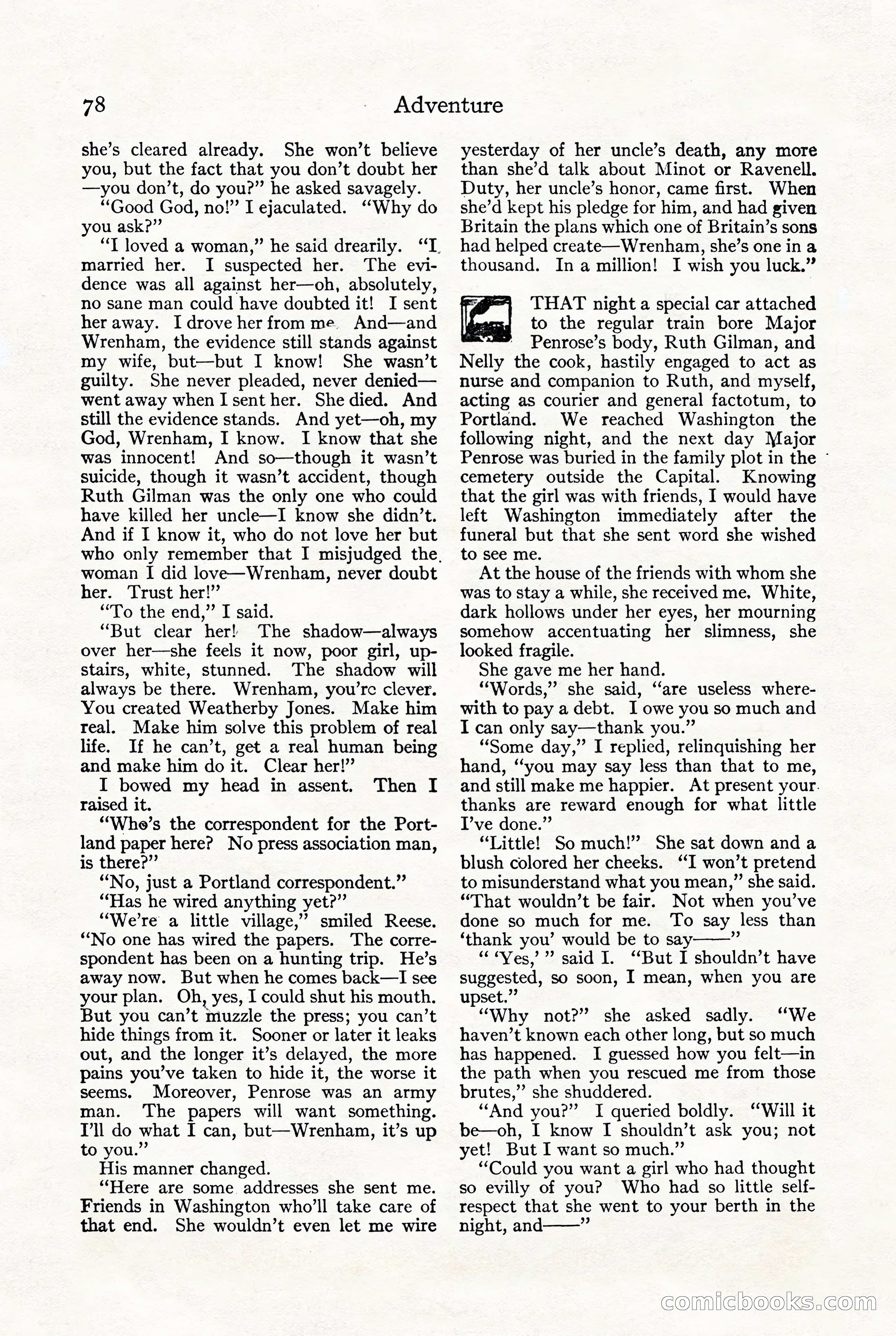 Adventure, October 1916 — page 80 of 228