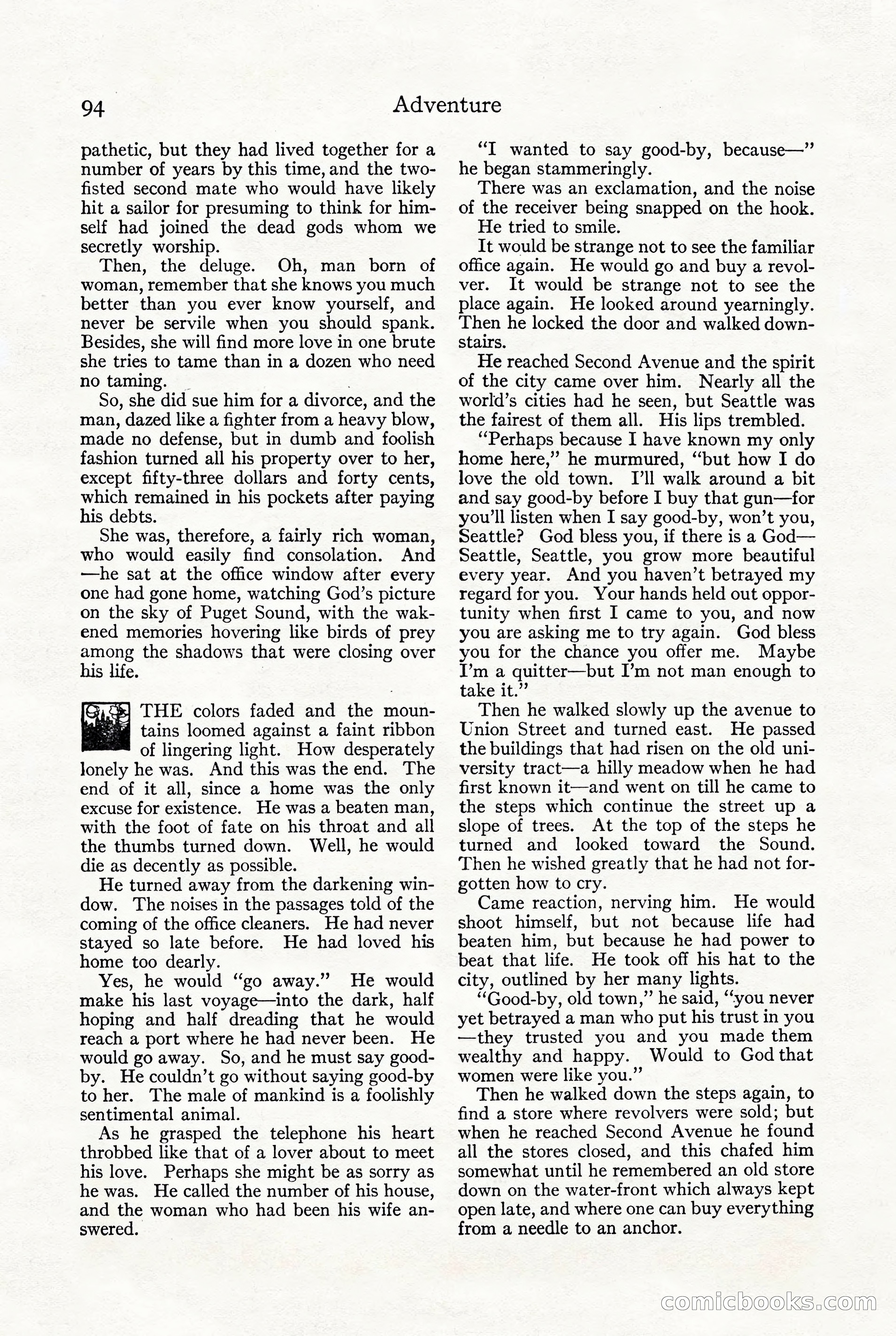 Adventure, October 1916 — page 96 of 228