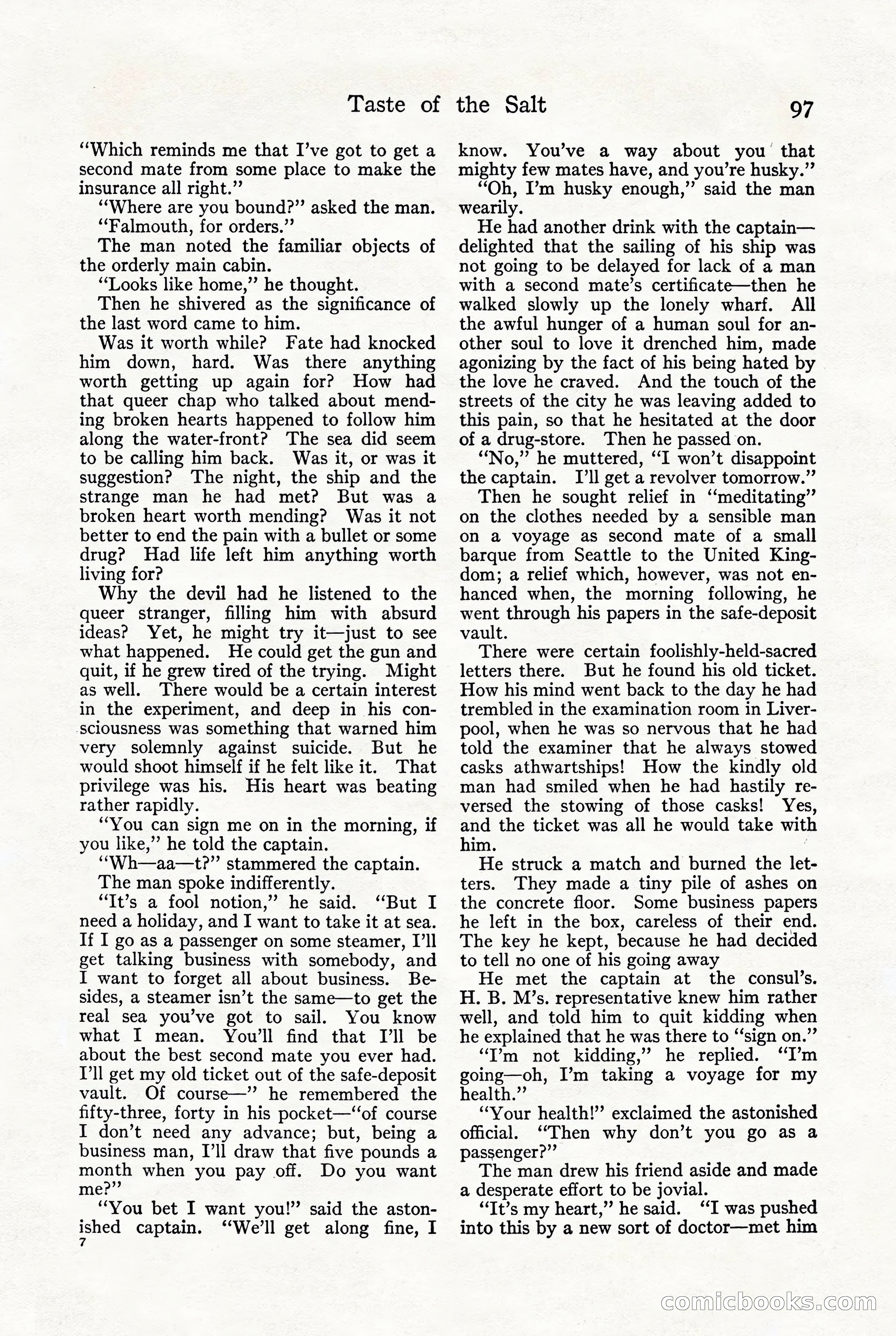 Adventure, October 1916 — page 99 of 228