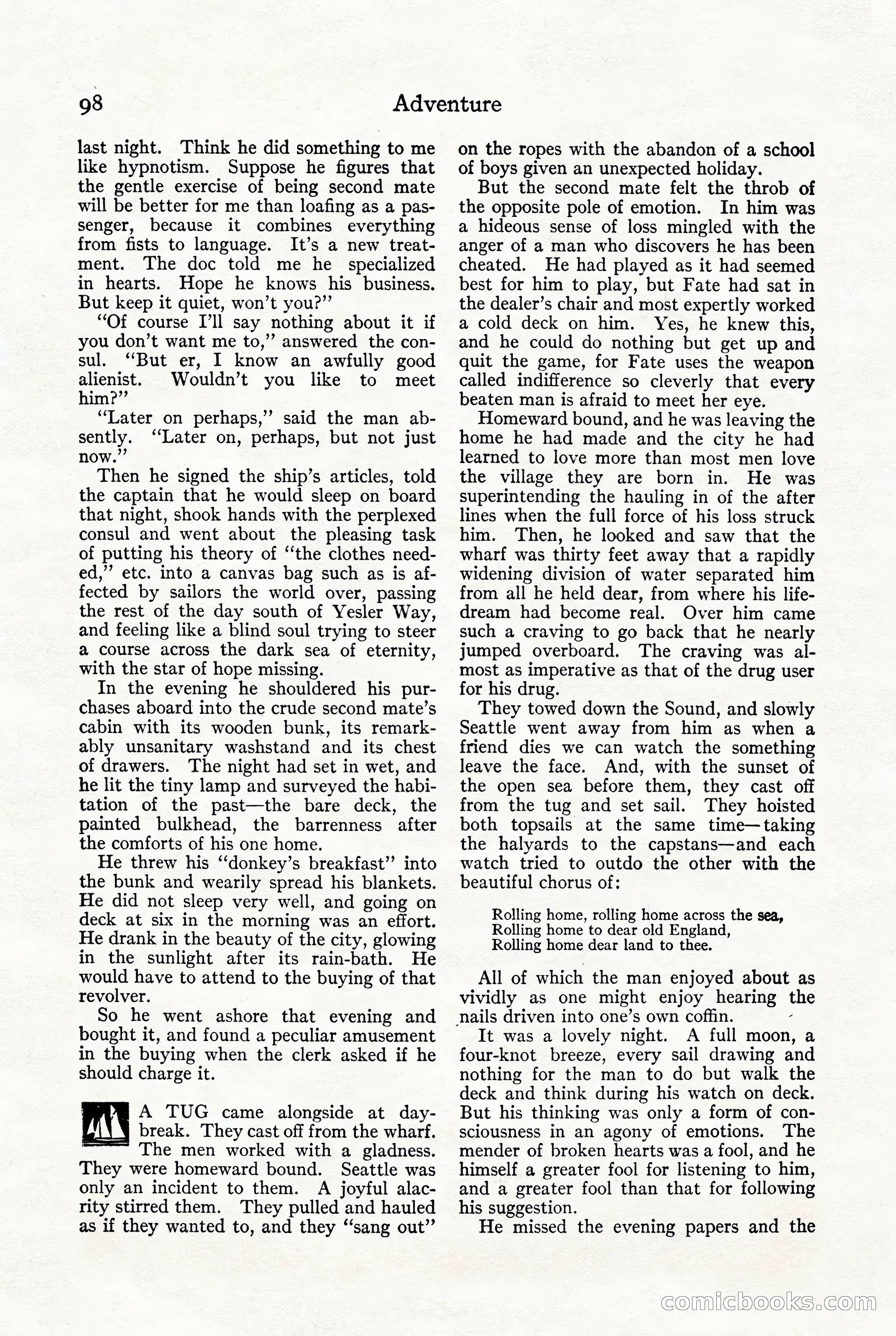 Adventure, October 1916 — page 100 of 228