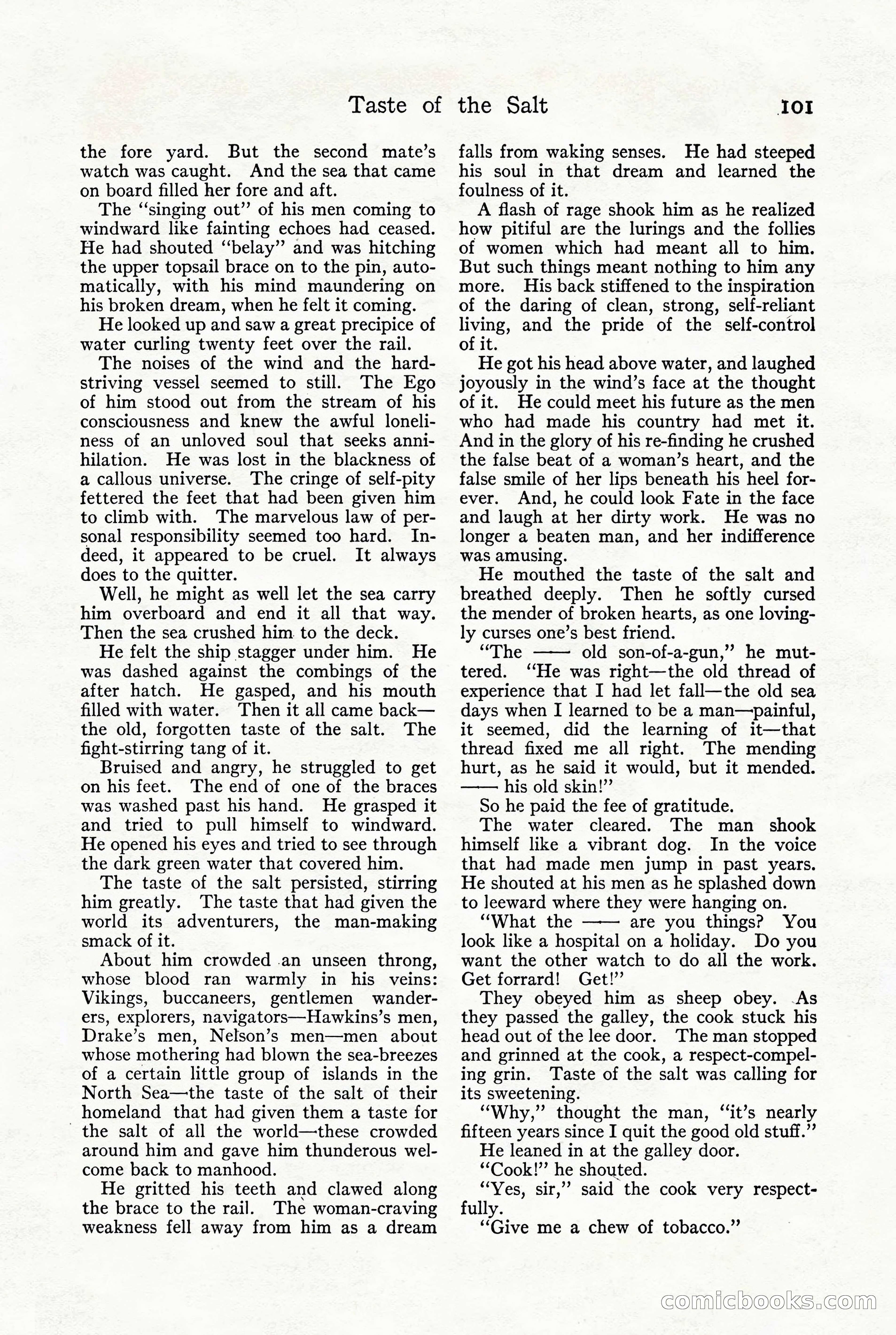 Adventure, October 1916 — page 103 of 228