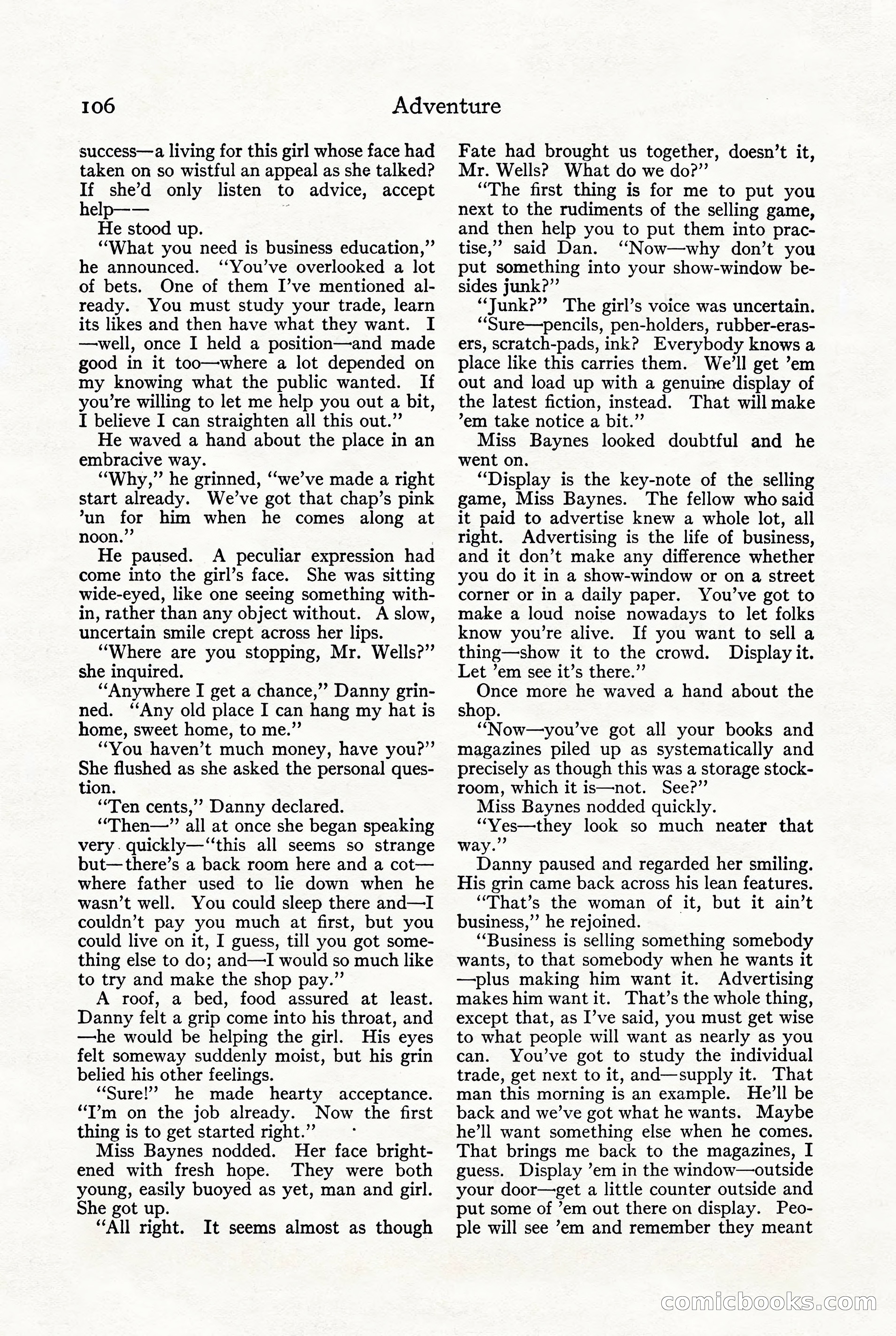 Adventure, October 1916 — page 108 of 228