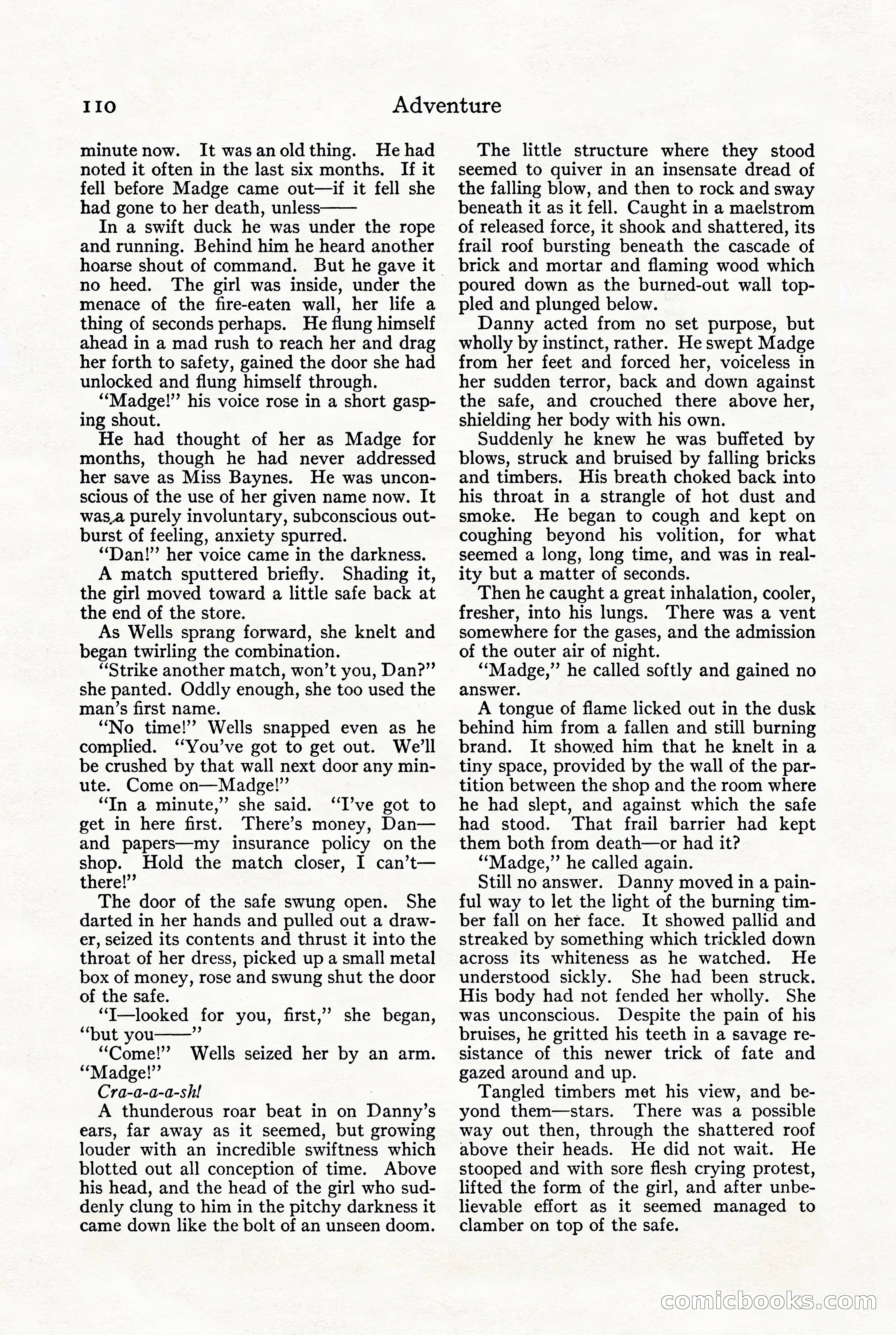 Adventure, October 1916 — page 112 of 228