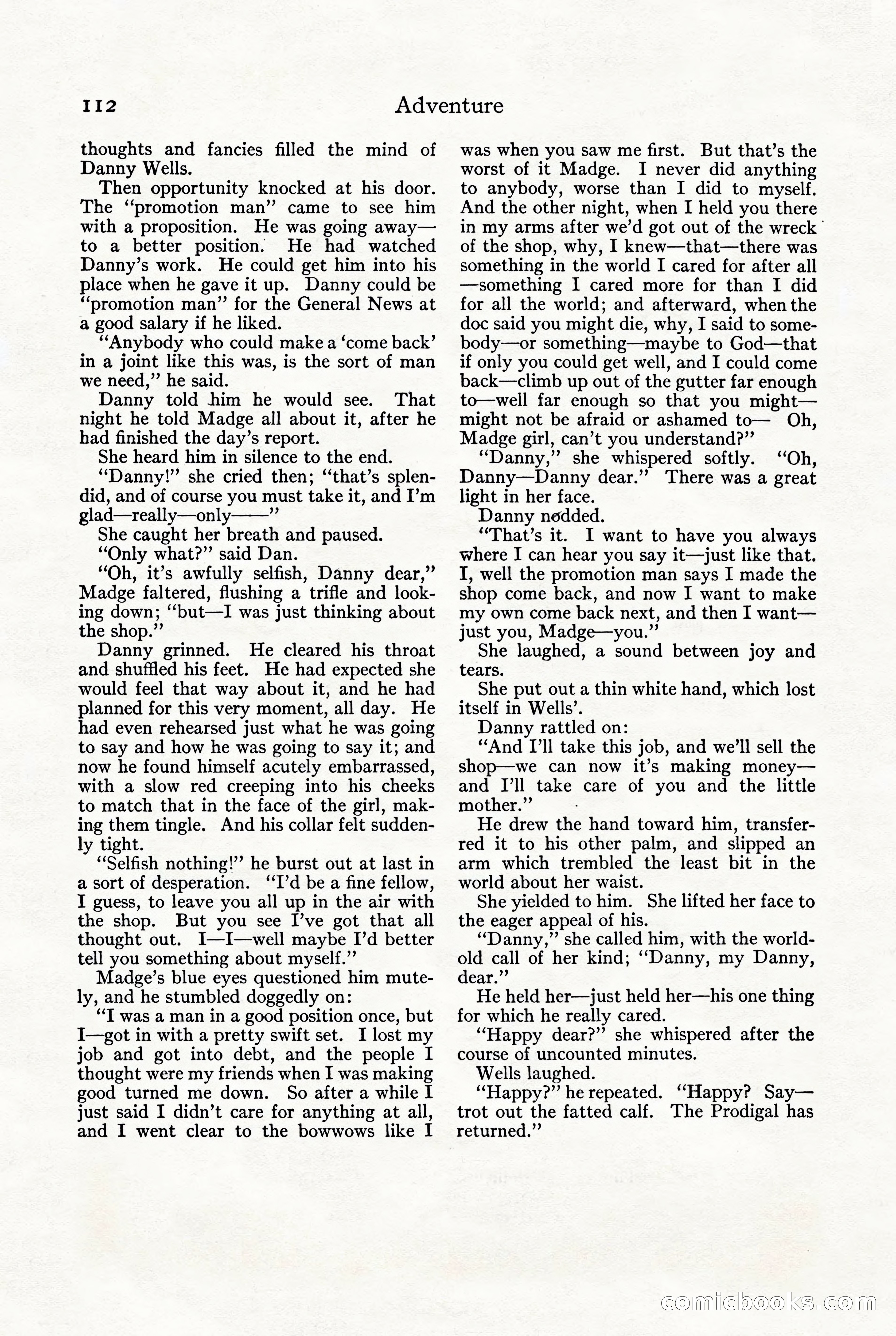 Adventure, October 1916 — page 114 of 228