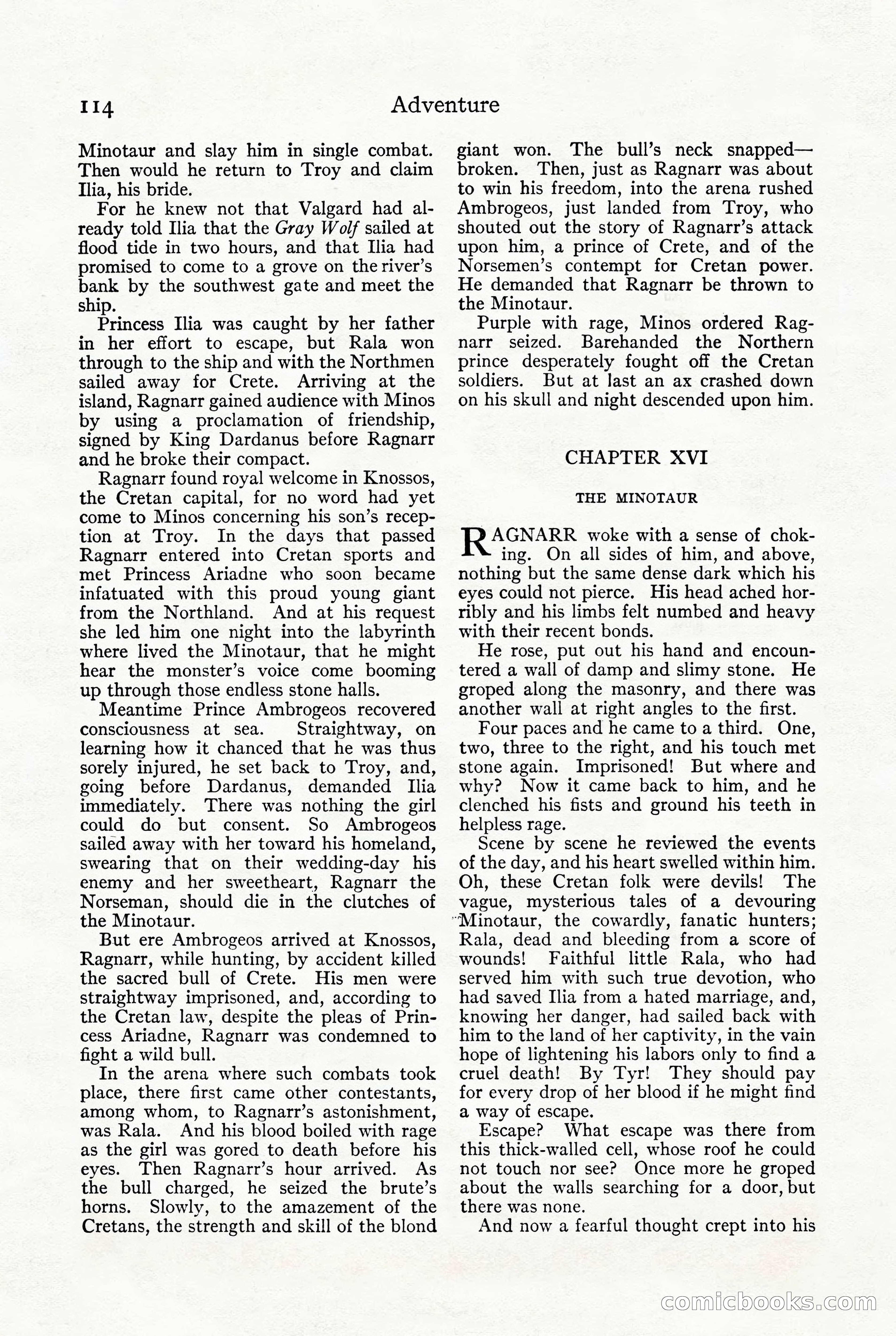 Adventure, October 1916 — page 116 of 228