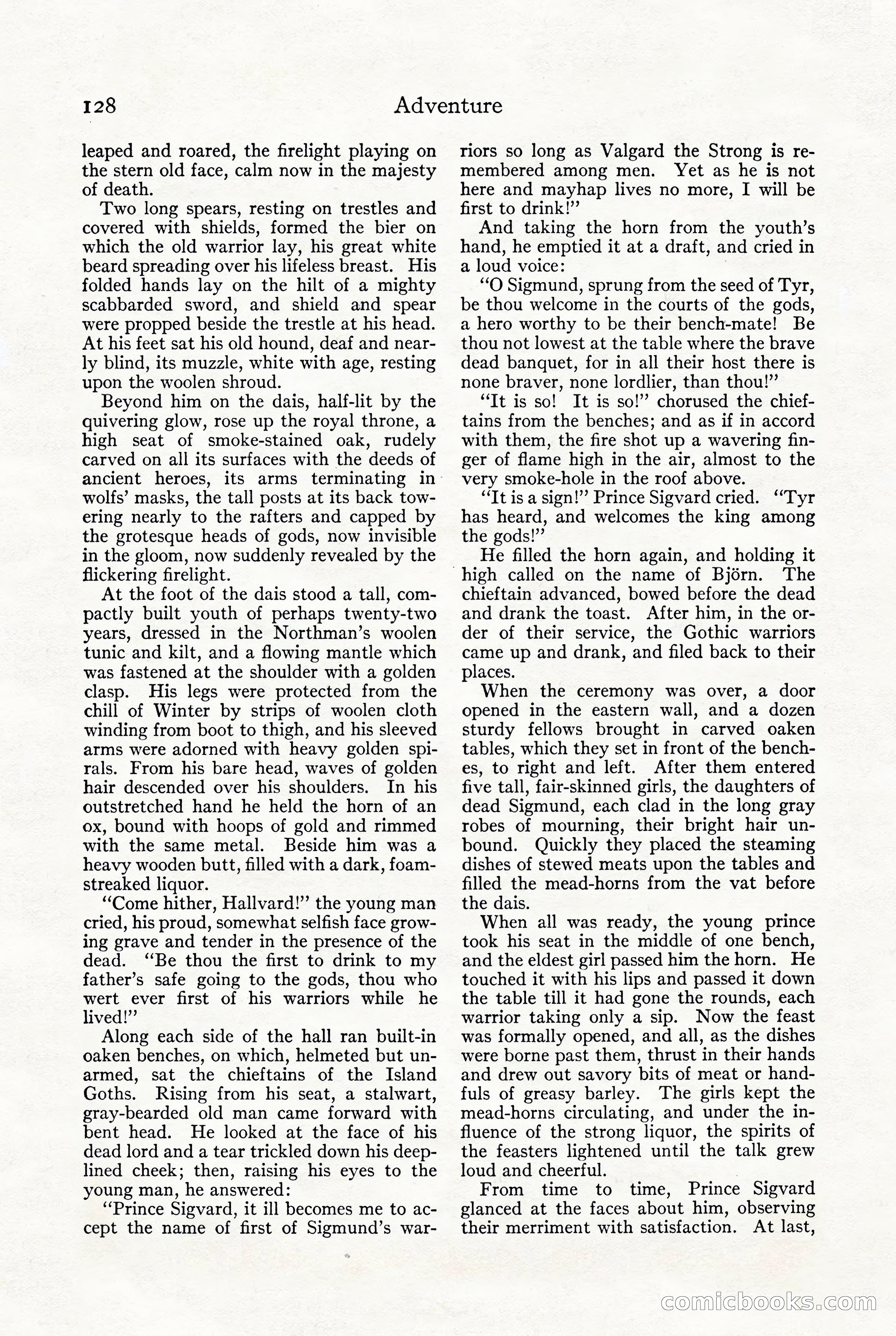 Adventure, October 1916 — page 130 of 228