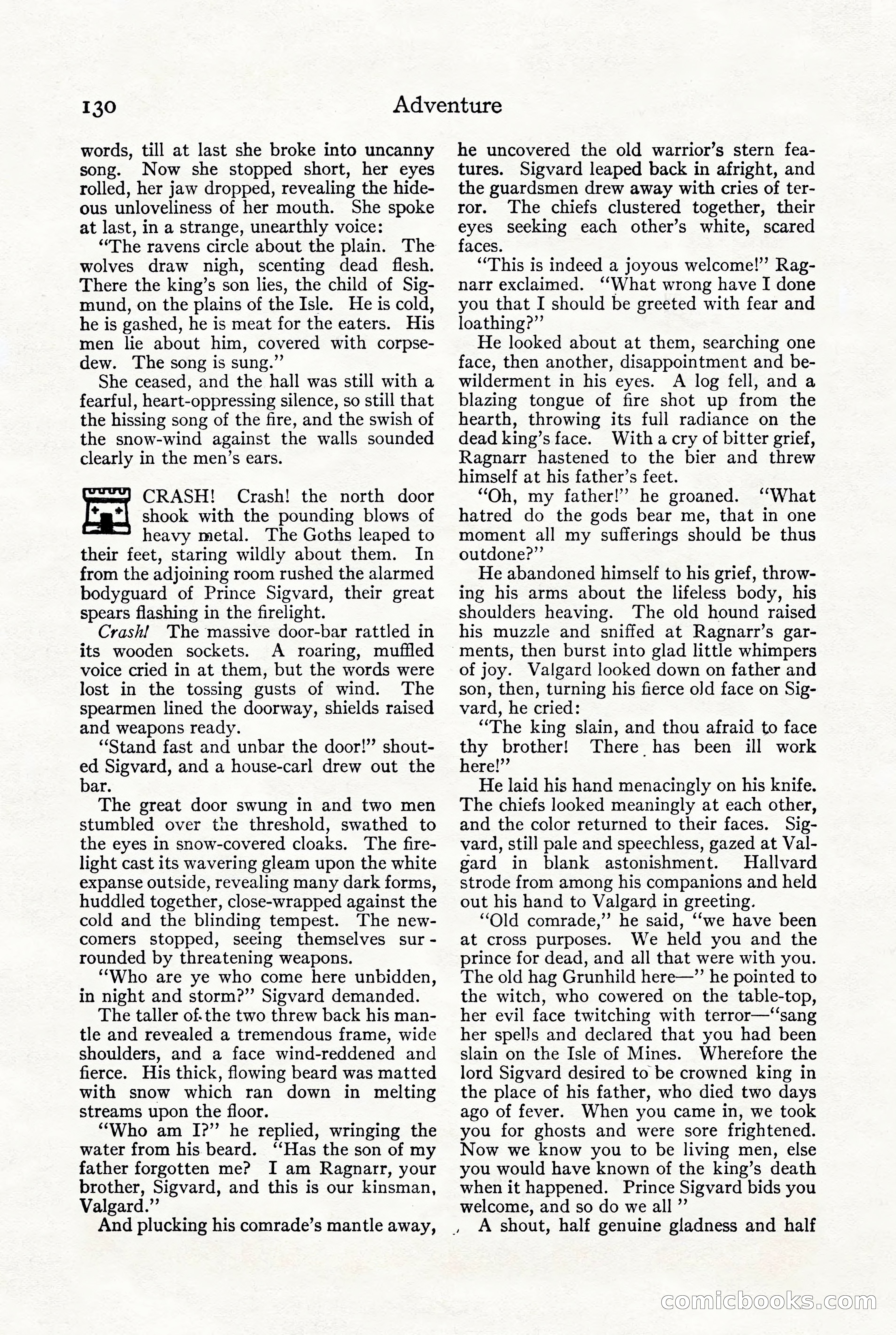 Adventure, October 1916 — page 132 of 228