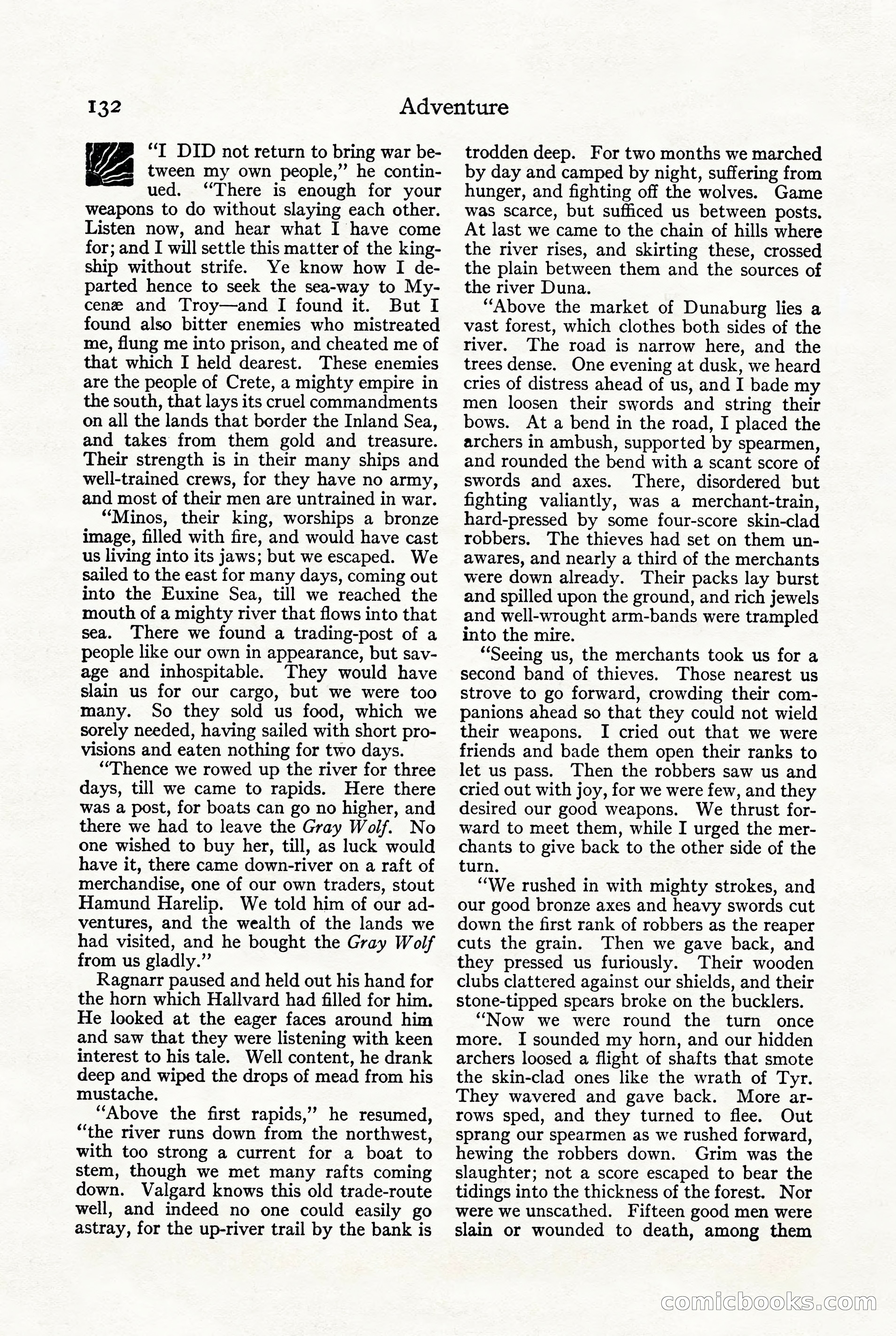 Adventure, October 1916 — page 134 of 228