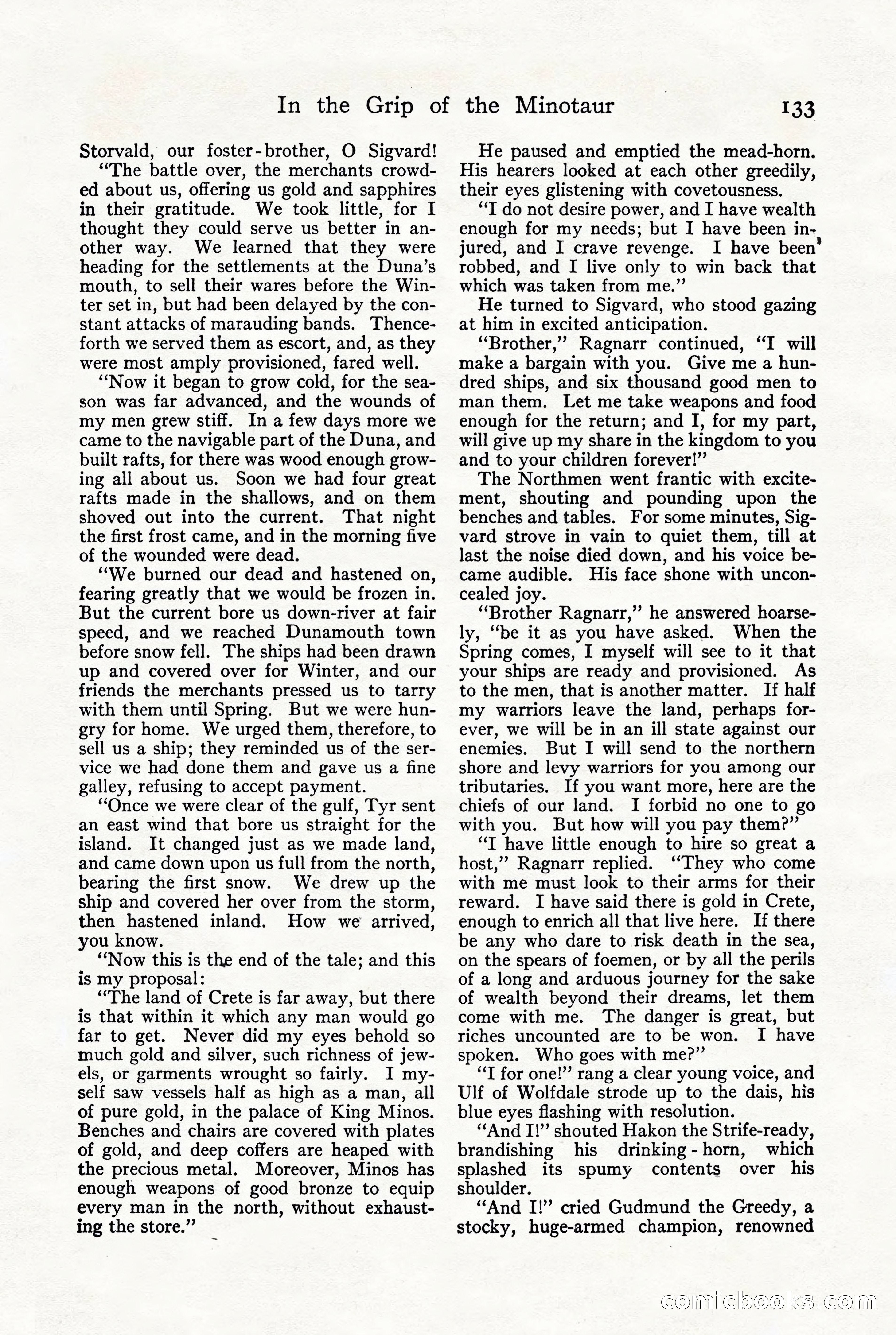 Adventure, October 1916 — page 135 of 228