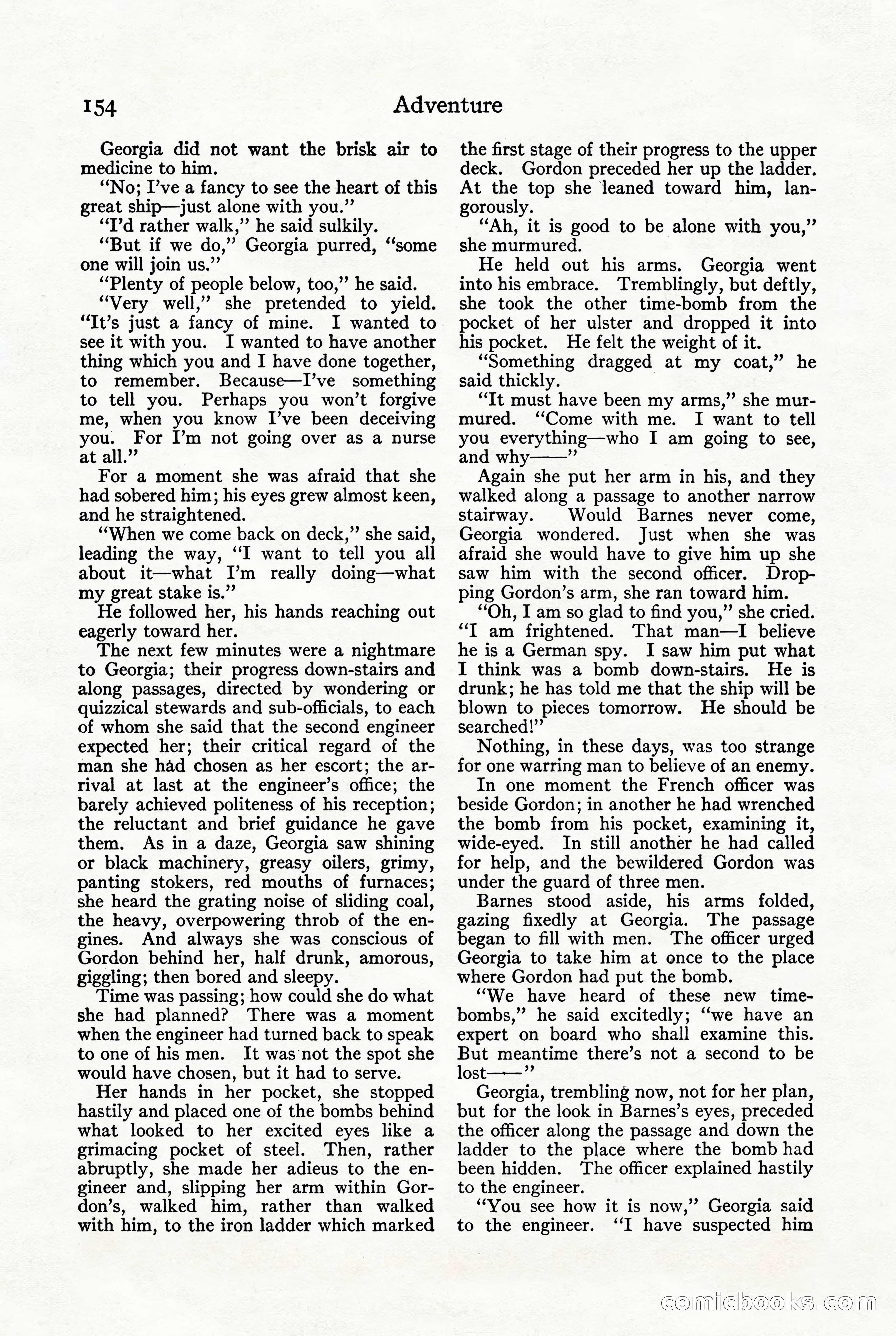 Adventure, October 1916 — page 156 of 228