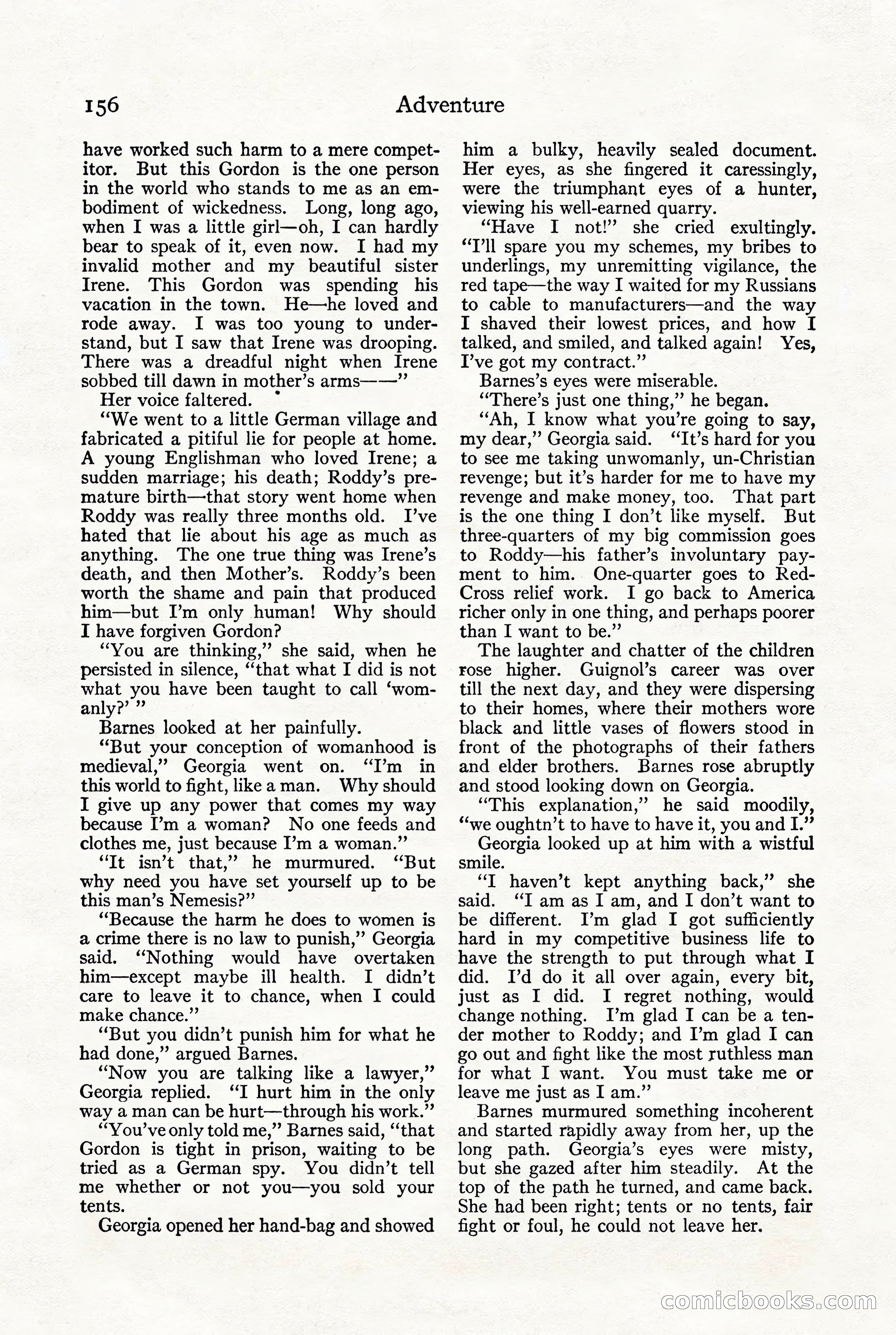 Adventure, October 1916 — page 158 of 228