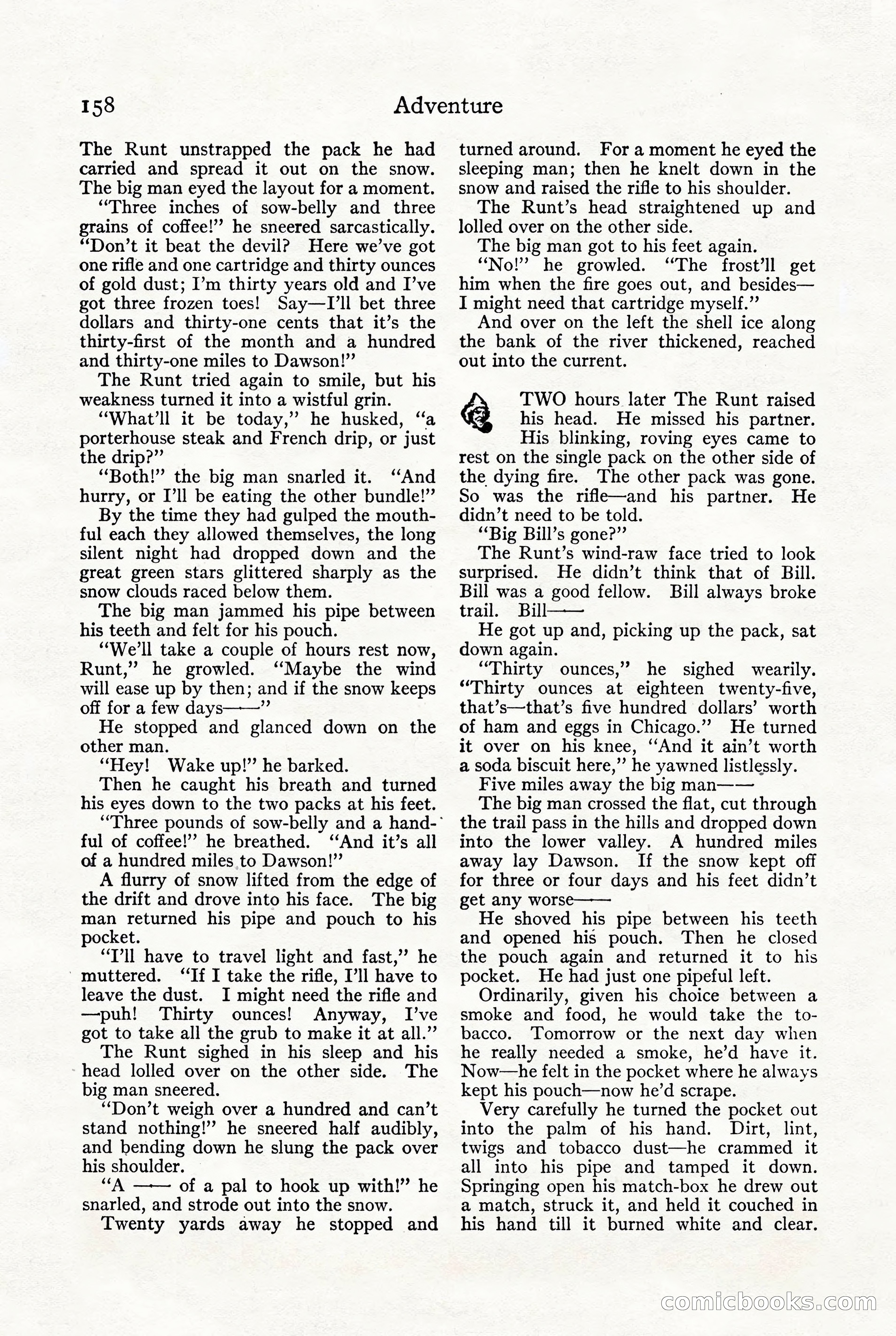 Adventure, October 1916 — page 160 of 228