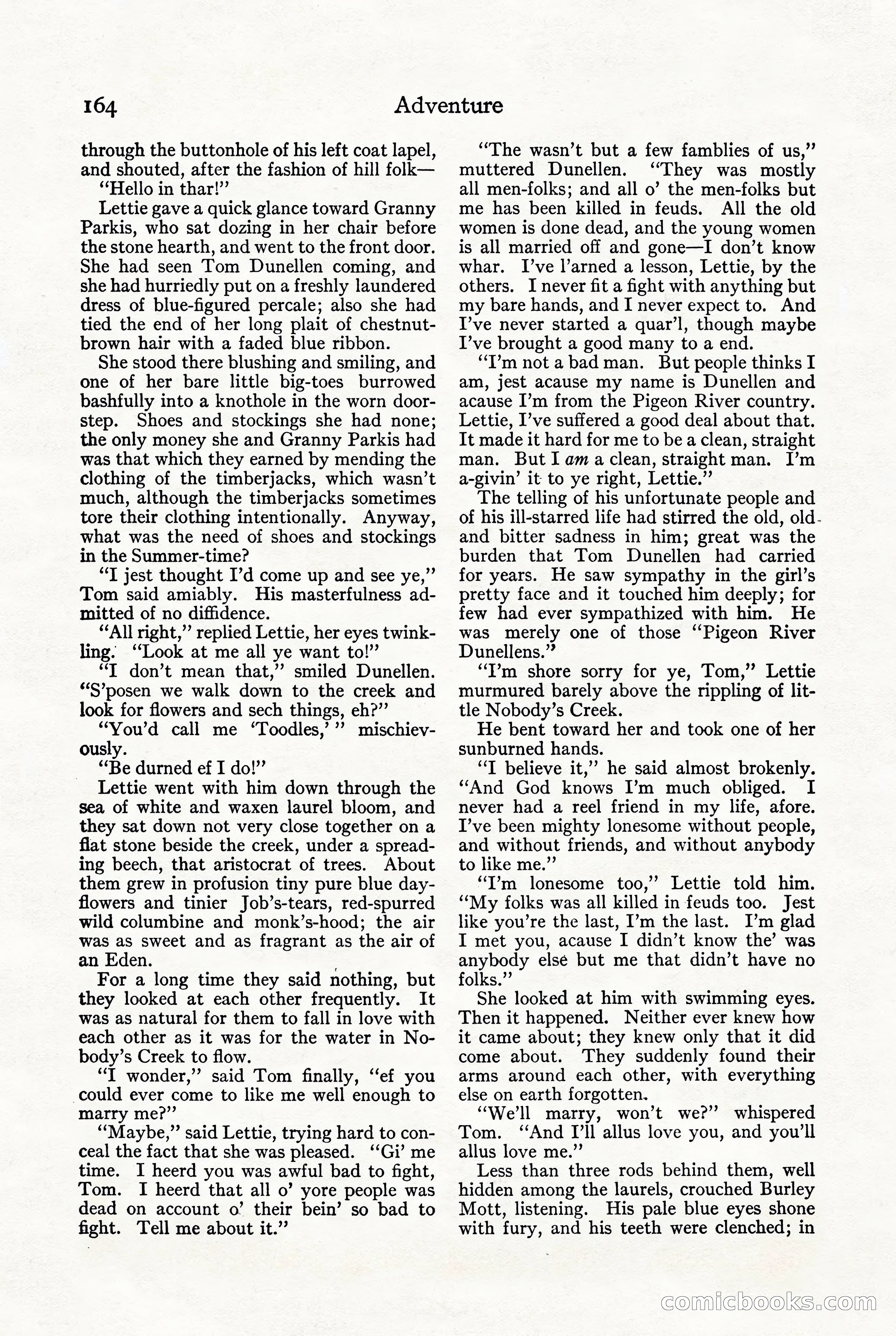 Adventure, October 1916 — page 166 of 228