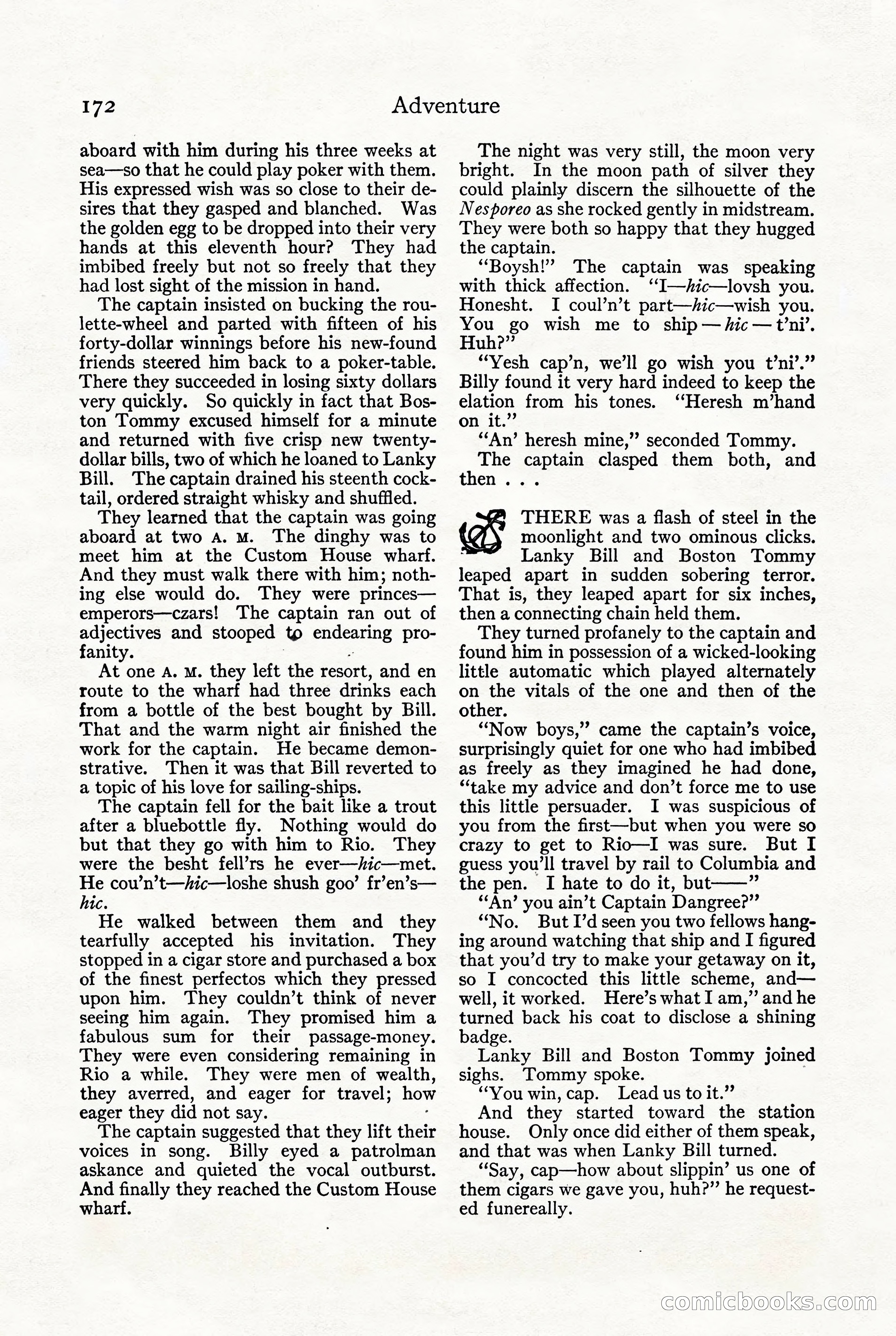 Adventure, October 1916 — page 174 of 228