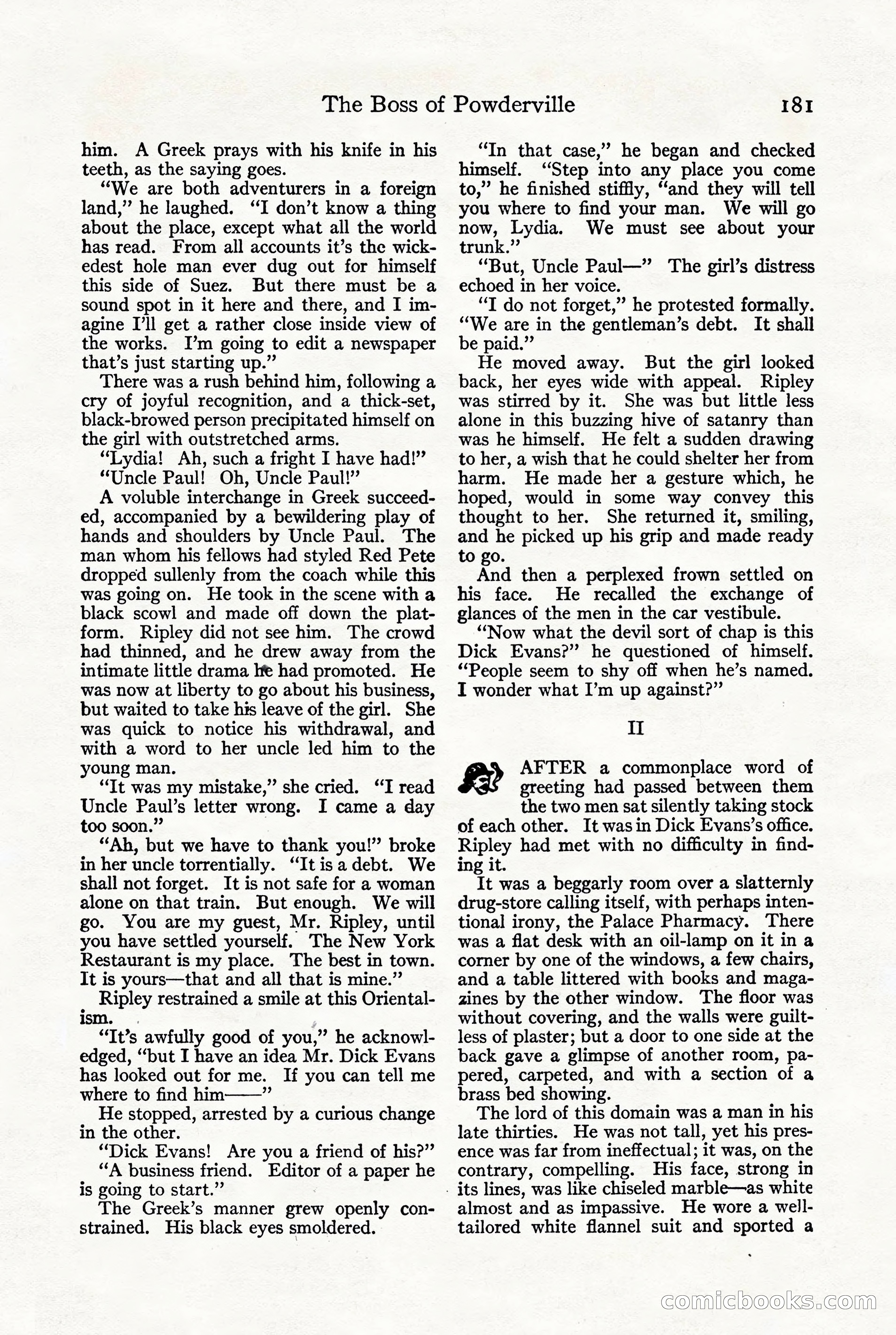 Adventure, October 1916 — page 183 of 228