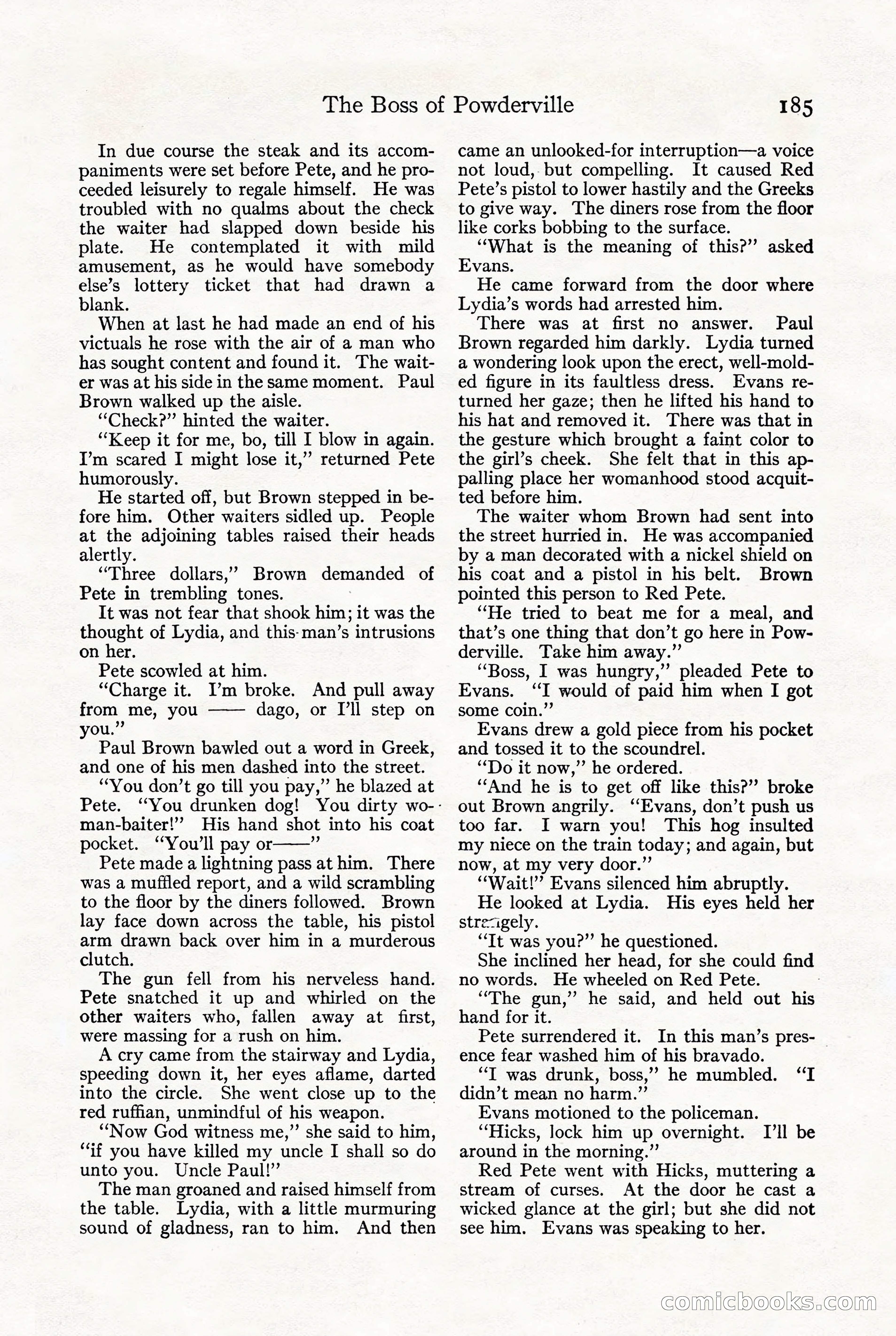 Adventure, October 1916 — page 187 of 228