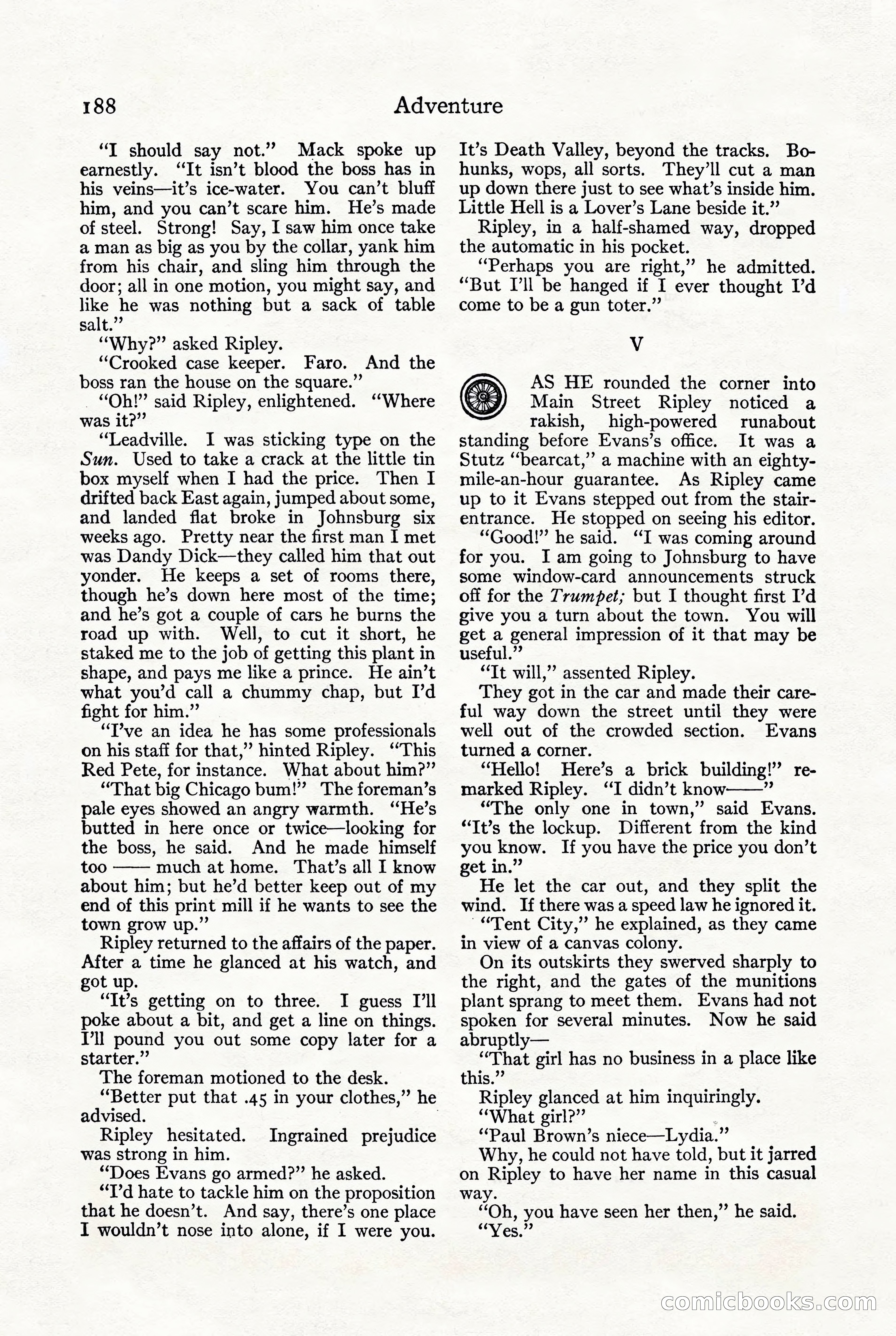 Adventure, October 1916 — page 190 of 228