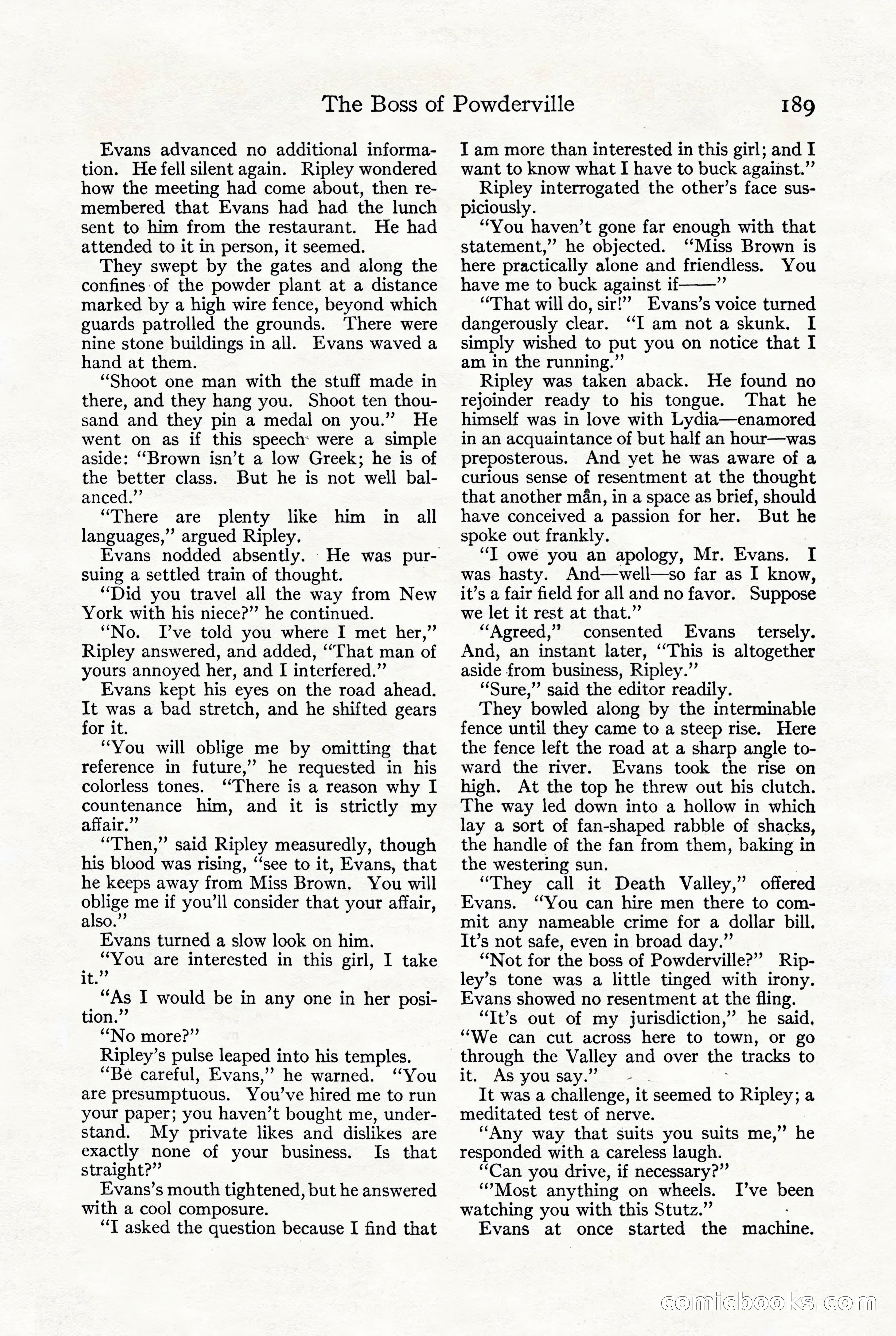 Adventure, October 1916 — page 191 of 228