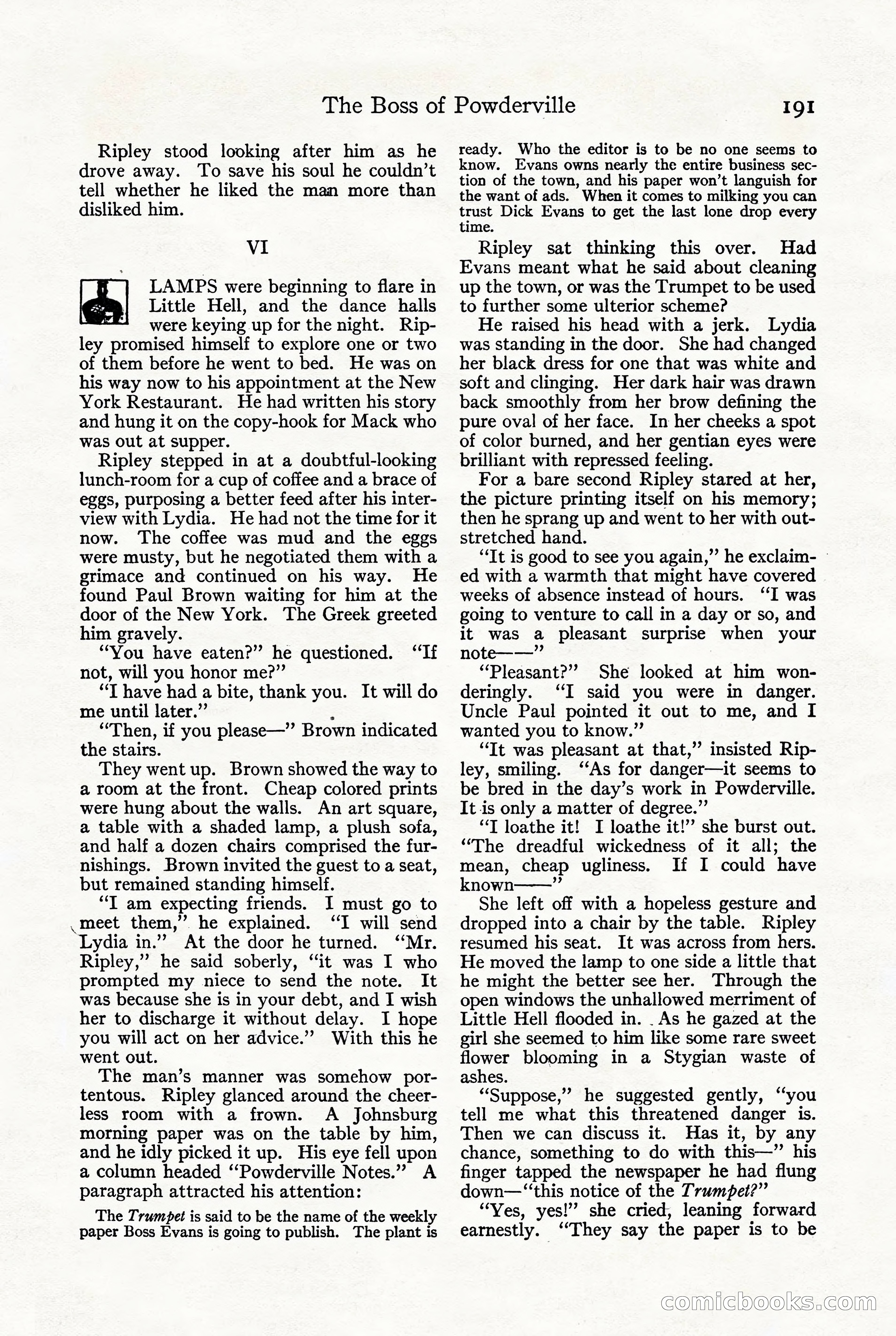 Adventure, October 1916 — page 193 of 228