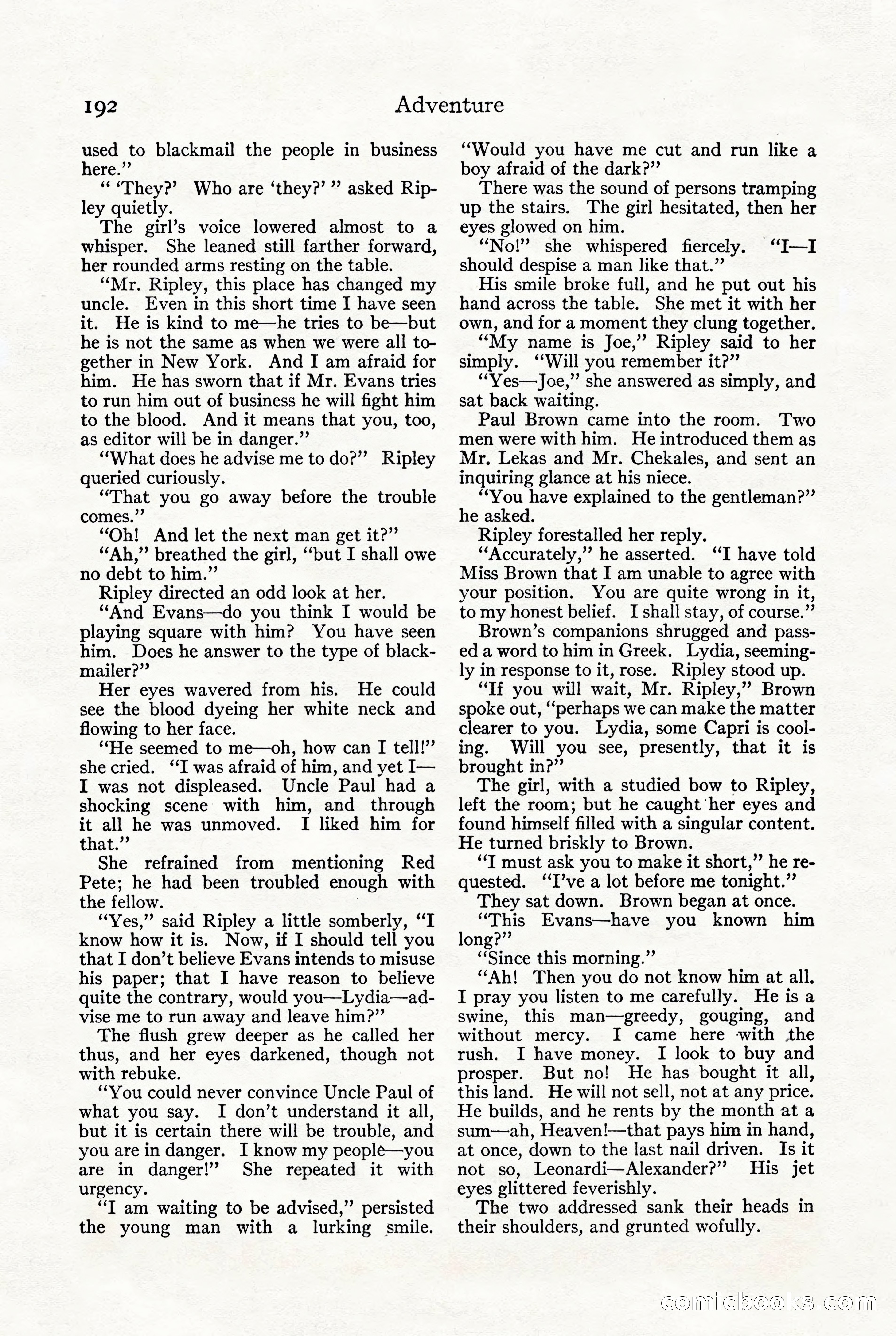 Adventure, October 1916 — page 194 of 228