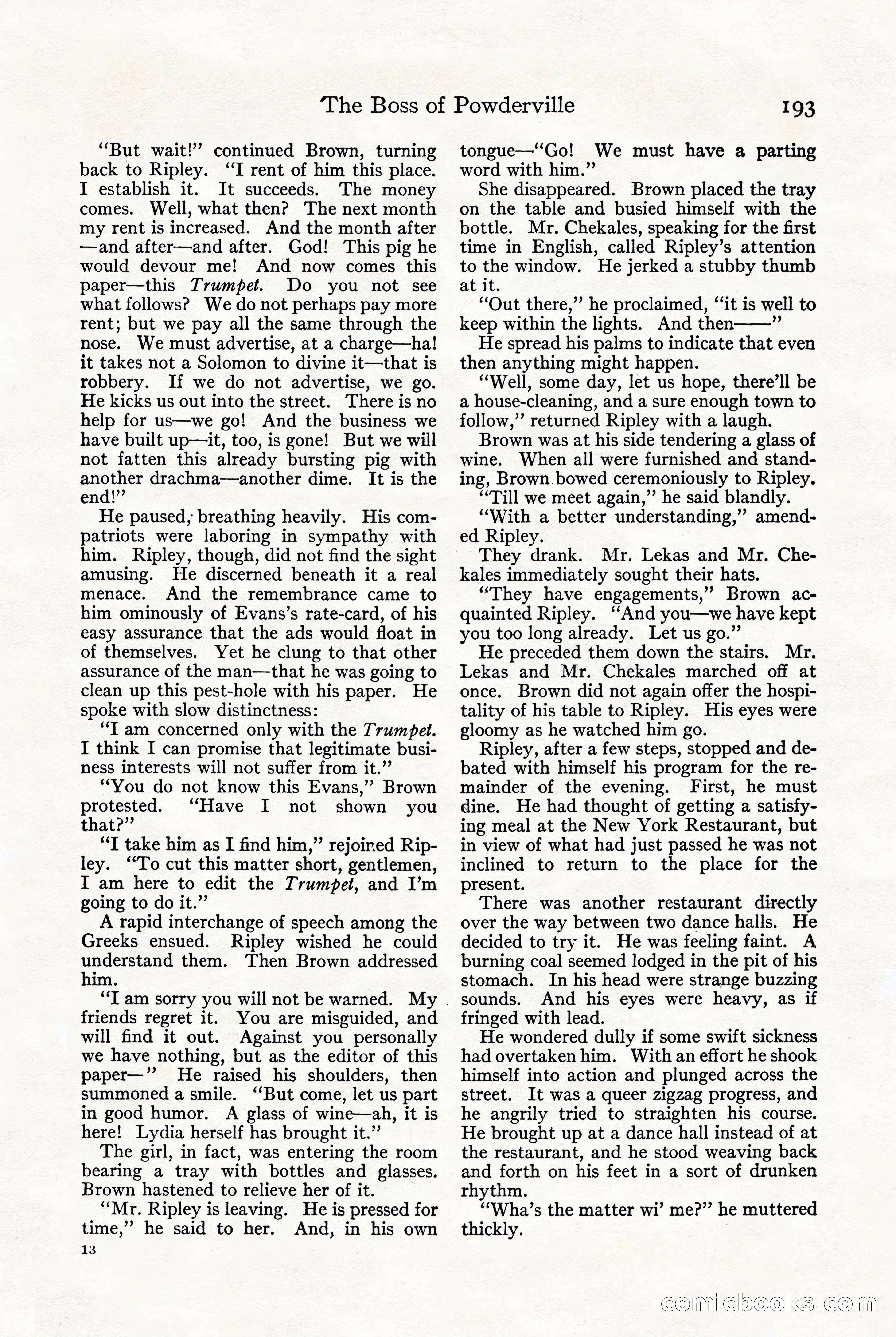 Adventure, October 1916 — page 195 of 228
