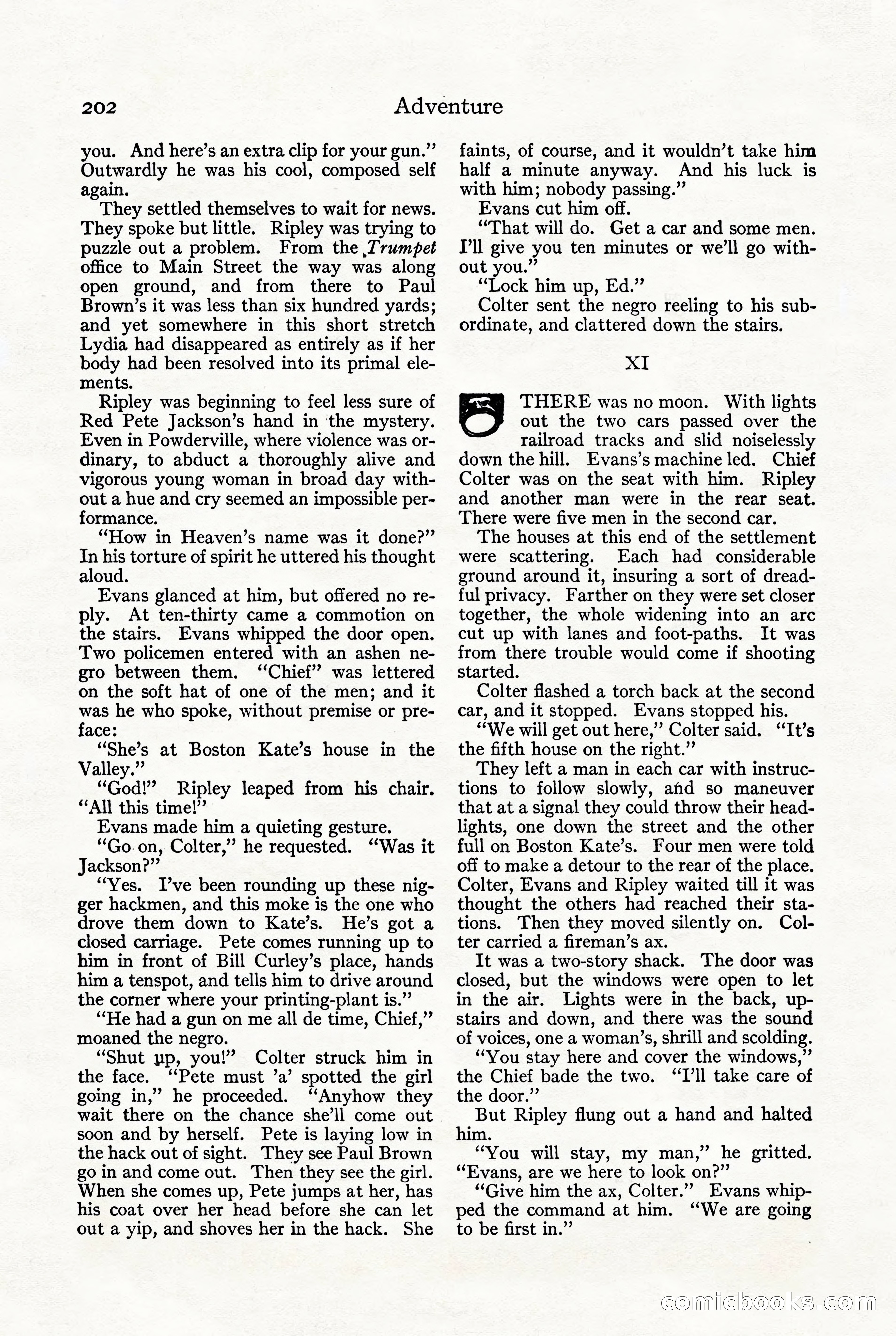 Adventure, October 1916 — page 204 of 228