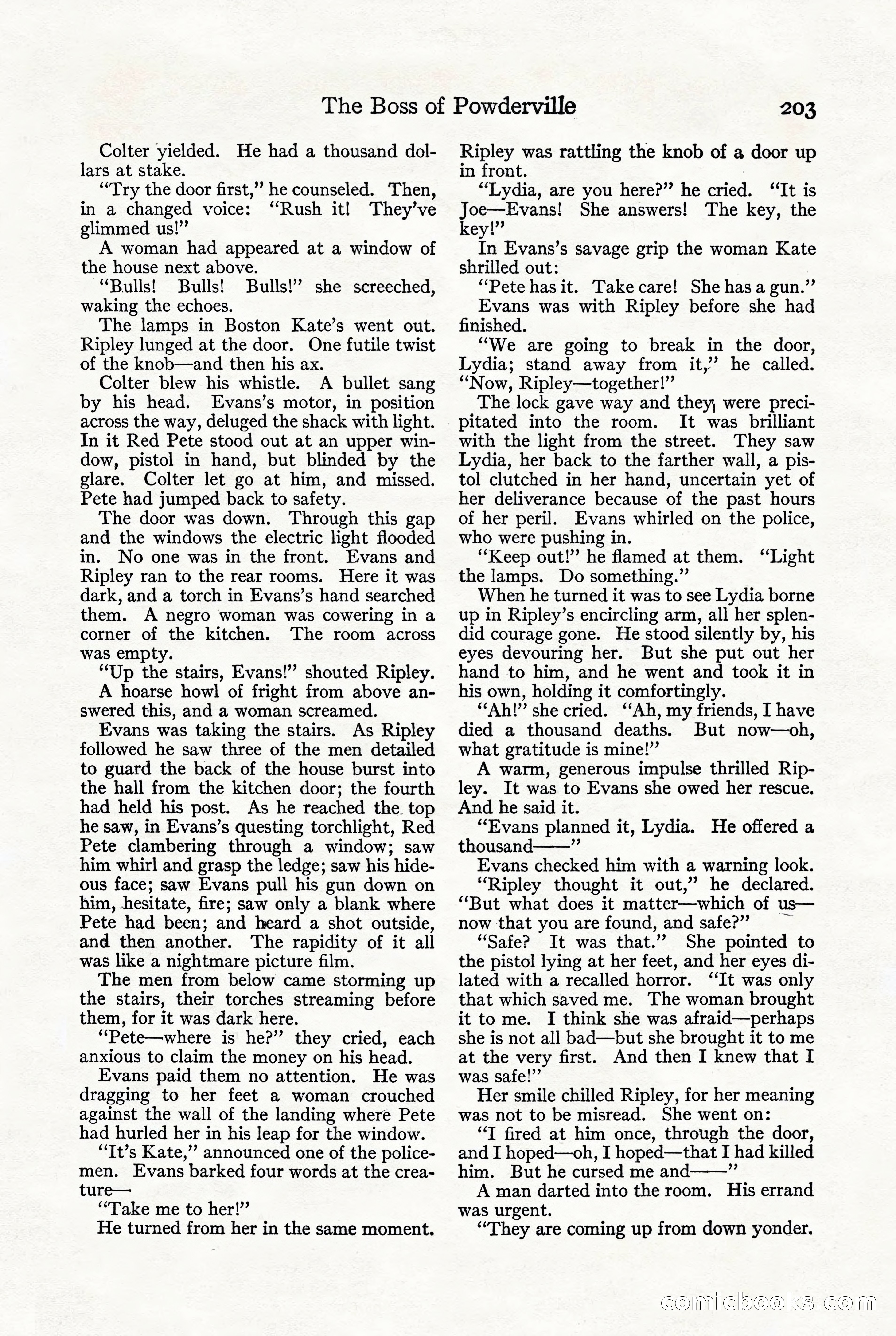 Adventure, October 1916 — page 205 of 228