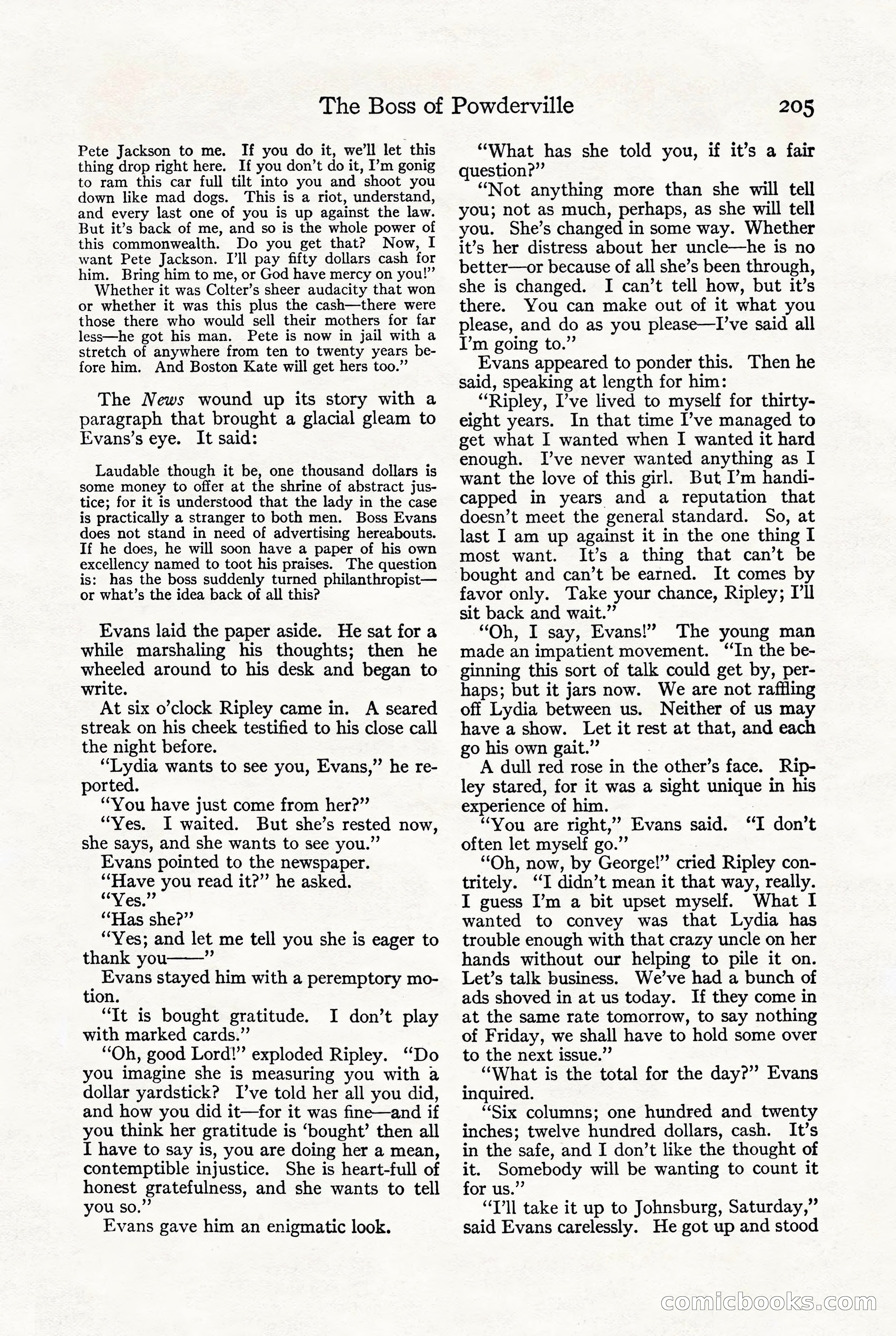 Adventure, October 1916 — page 207 of 228