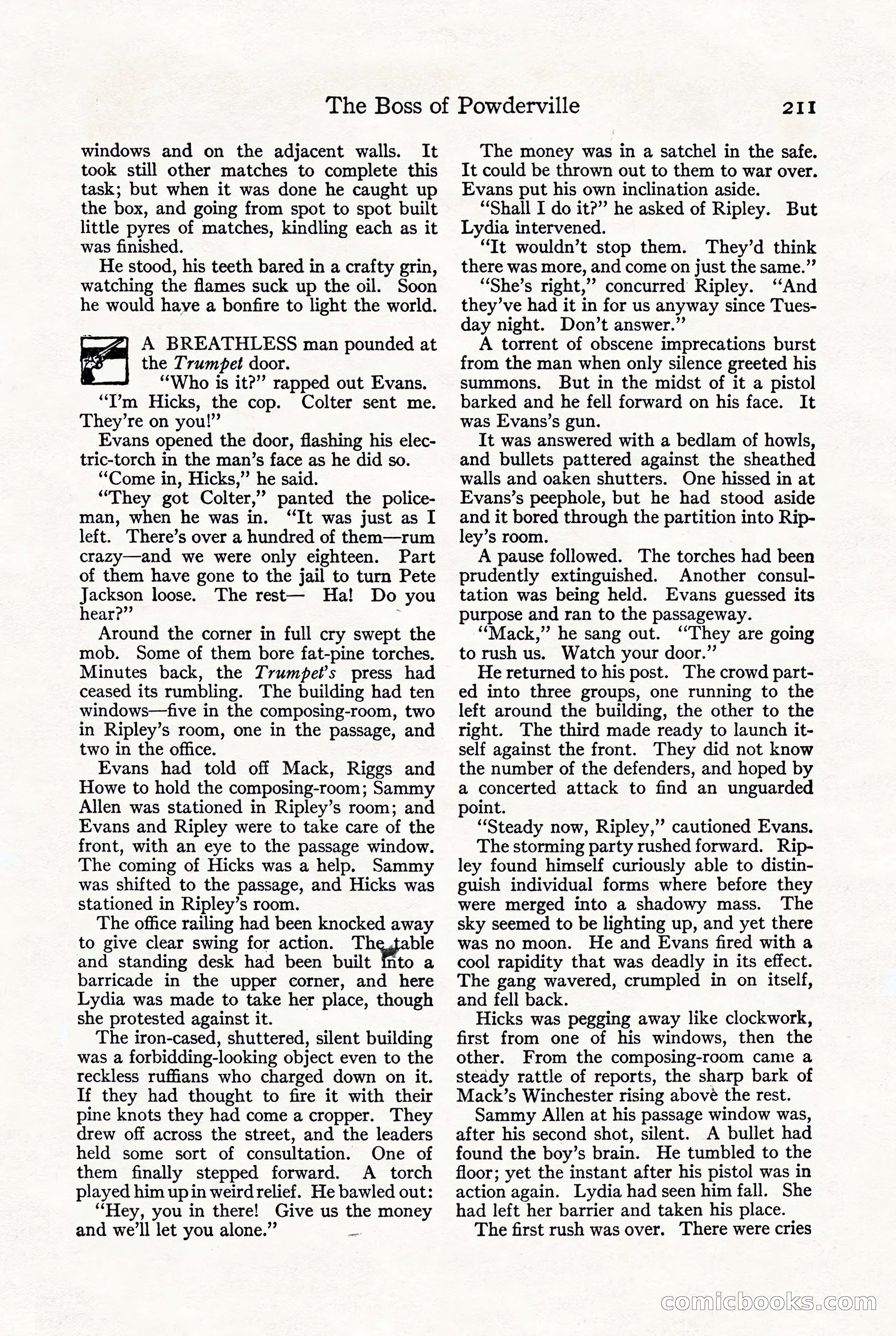 Adventure, October 1916 — page 213 of 228