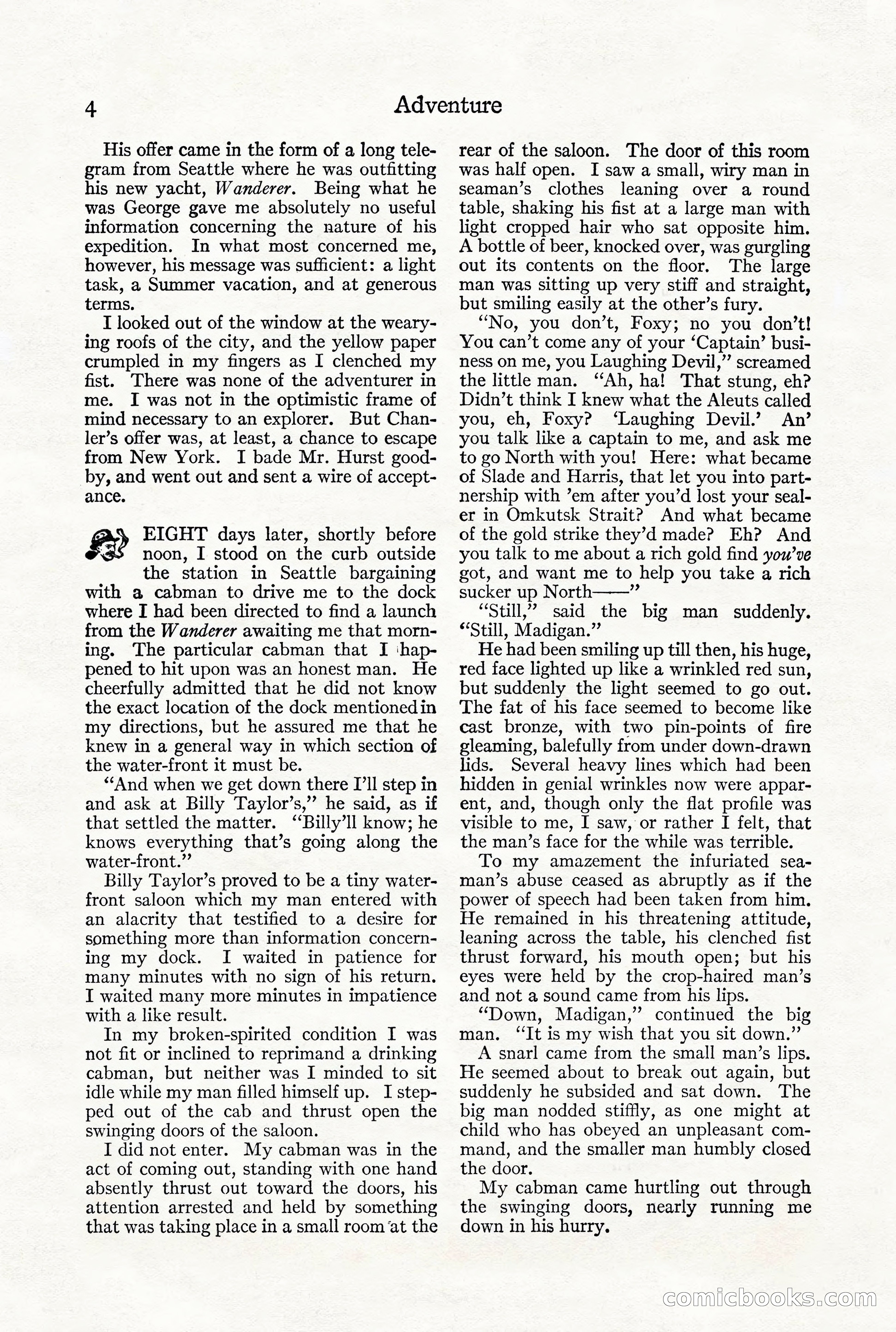 Adventure Magazine, December 1916 — page 6 of 228