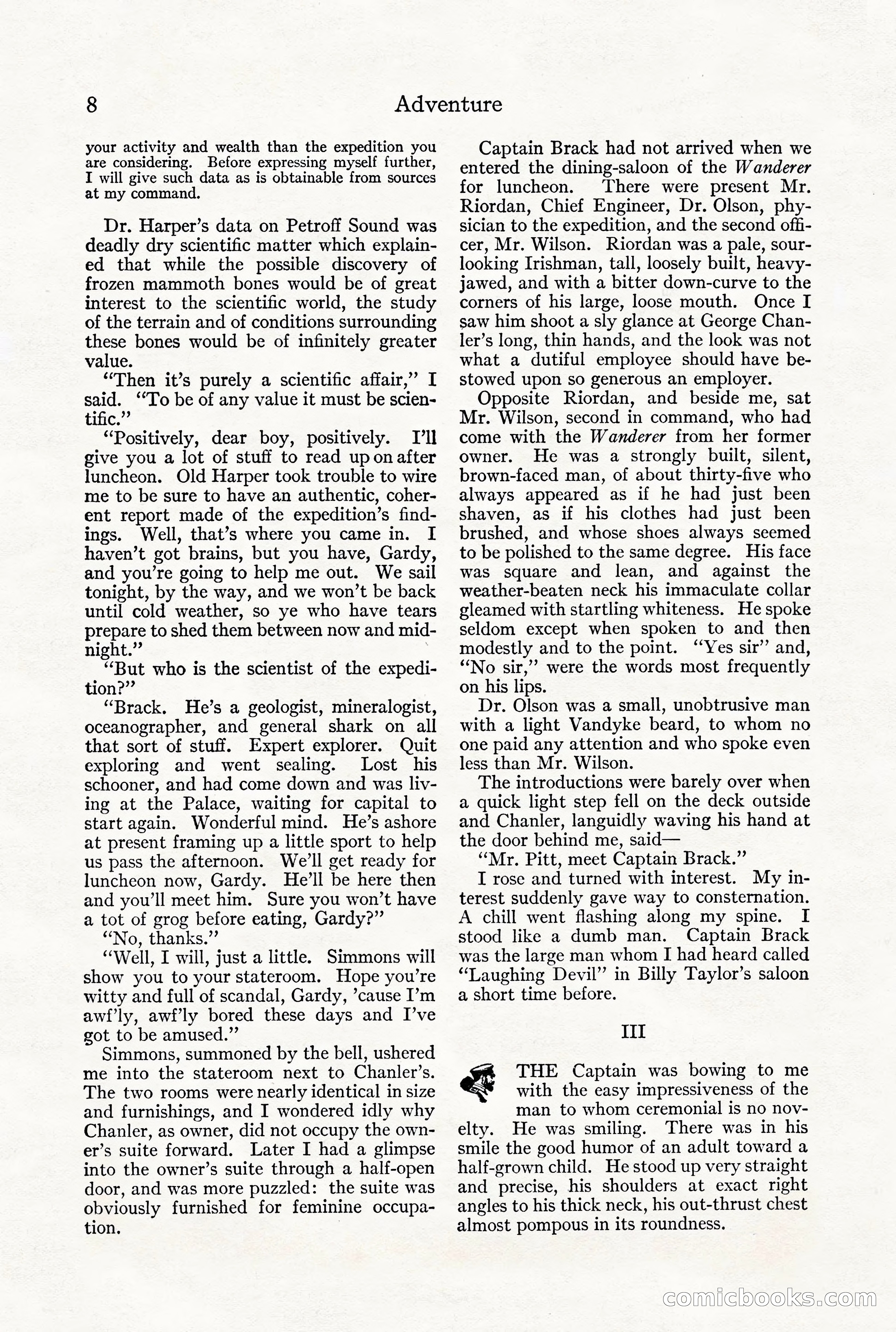 Adventure Magazine, December 1916 — page 10 of 228